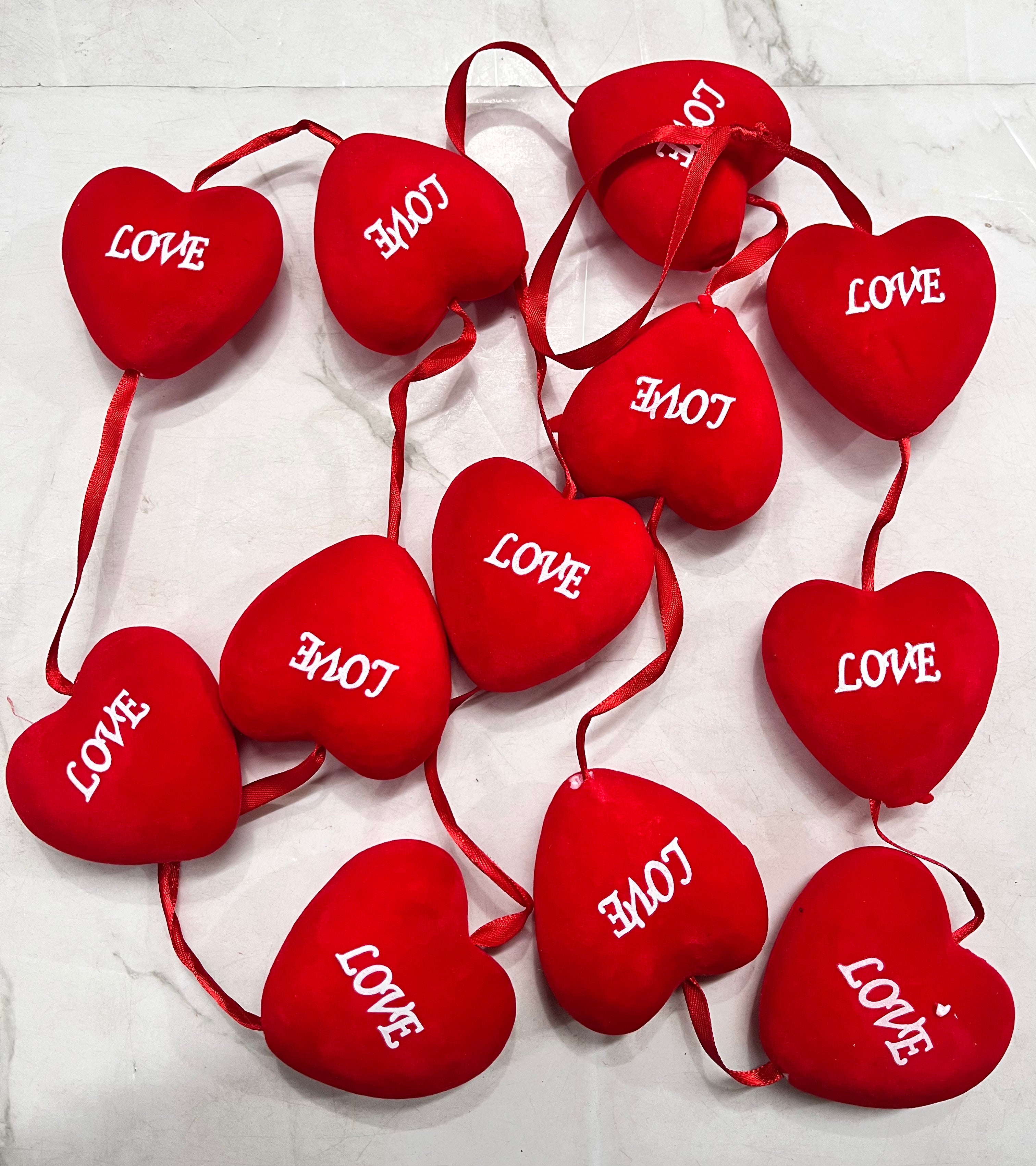 Valentine’s Day heart garland 2meters-1pack