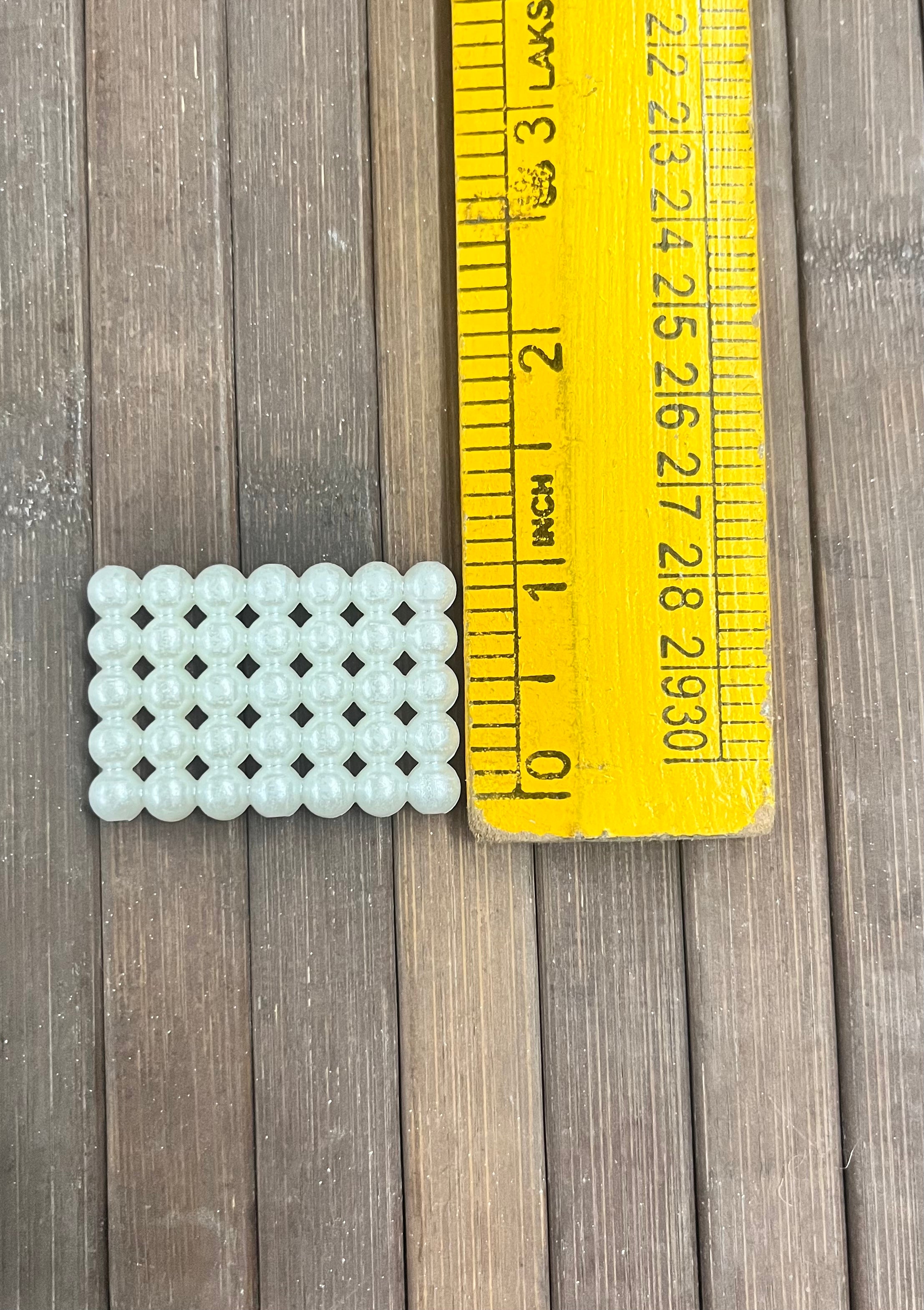 Rectangle window pearl beads-50g pack