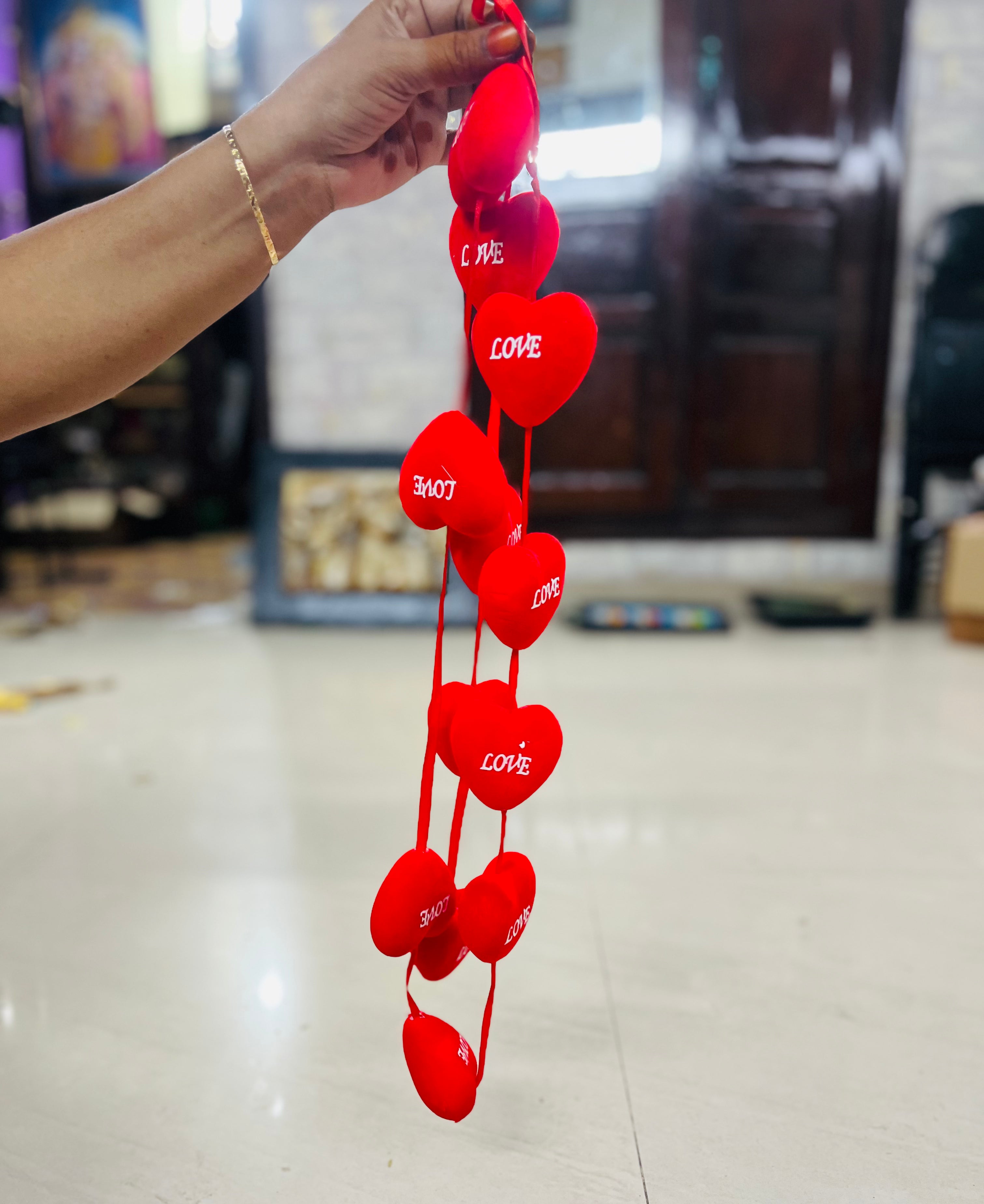 Valentine’s Day heart garland 2meters-1pack