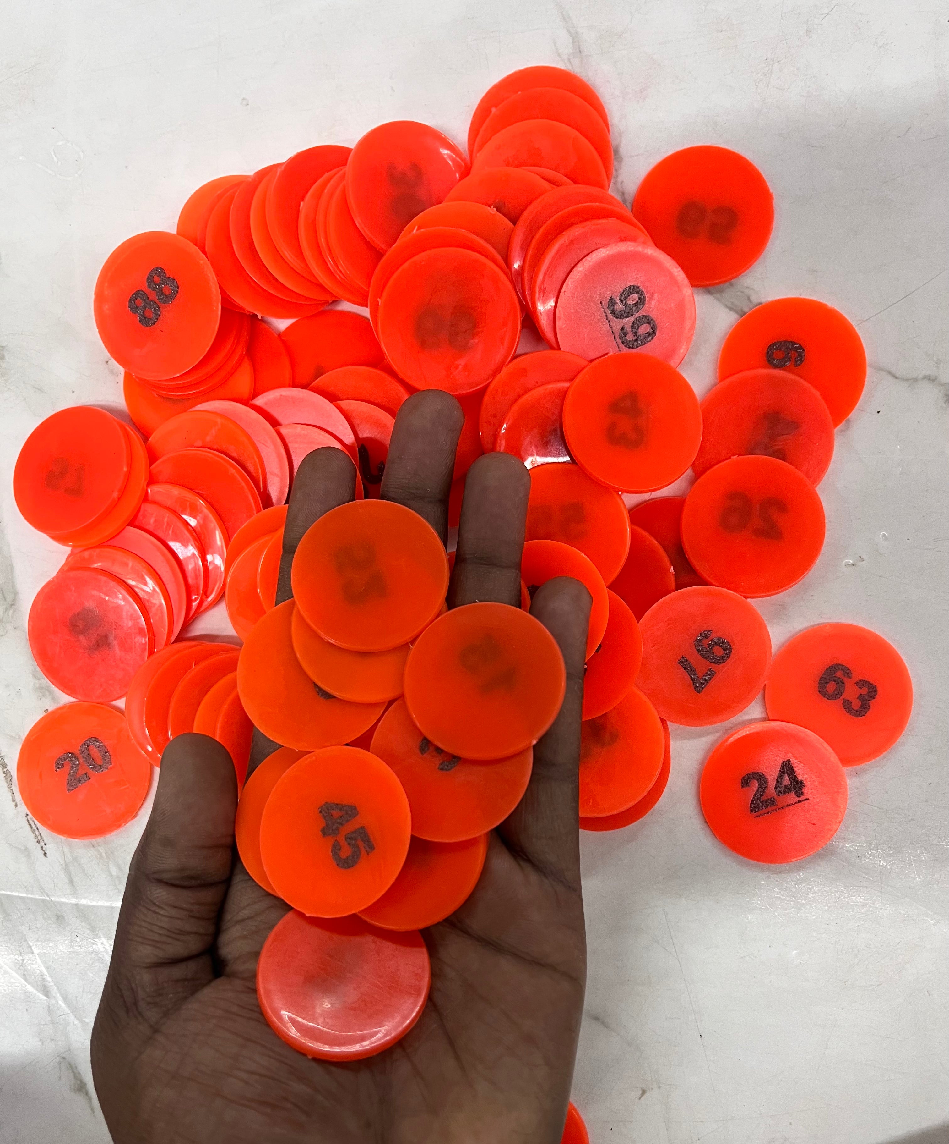 Plastic Token with out hole -1pack