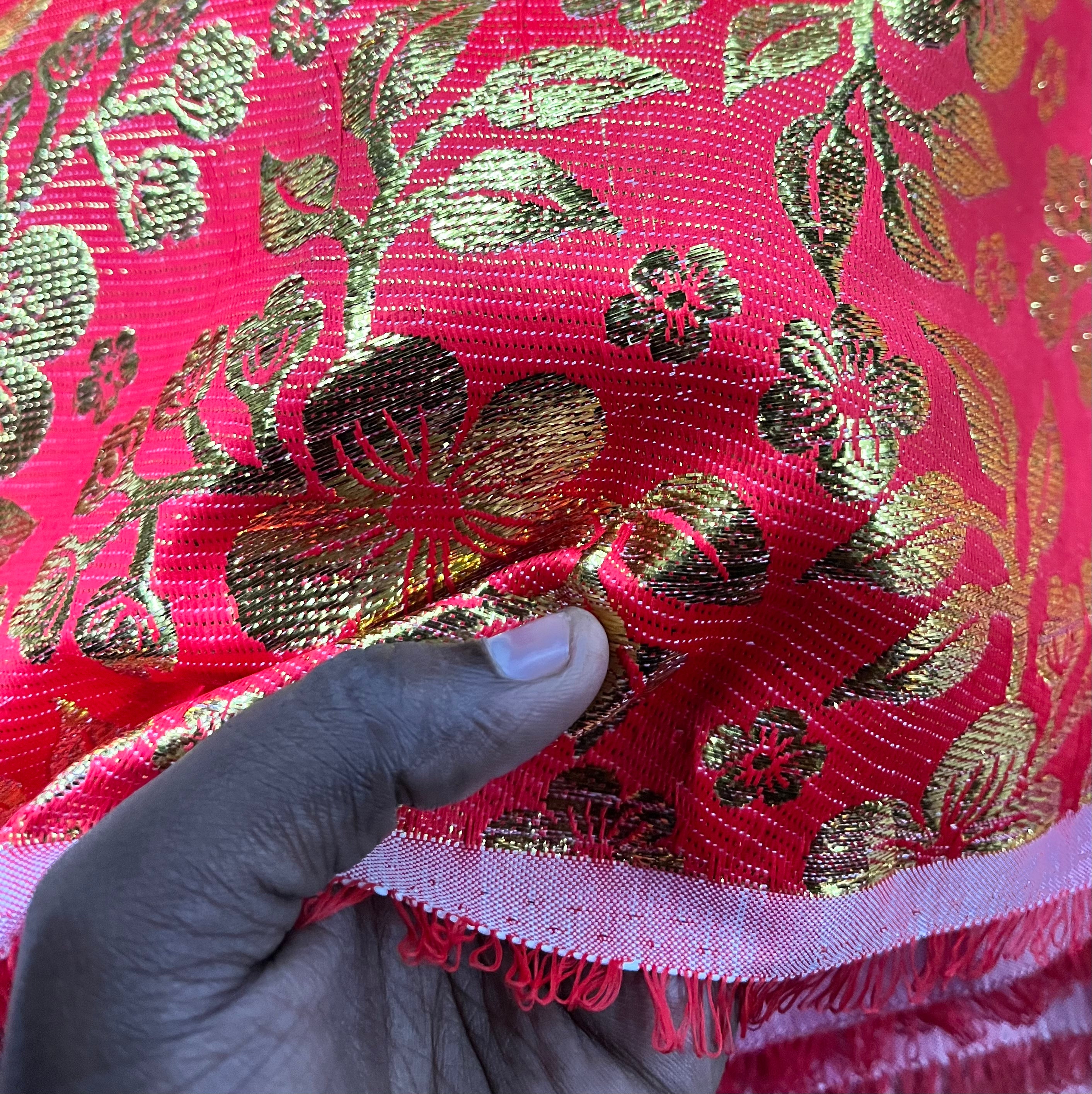 Banaras doll decor cloth -1meter assorted colours 1pack