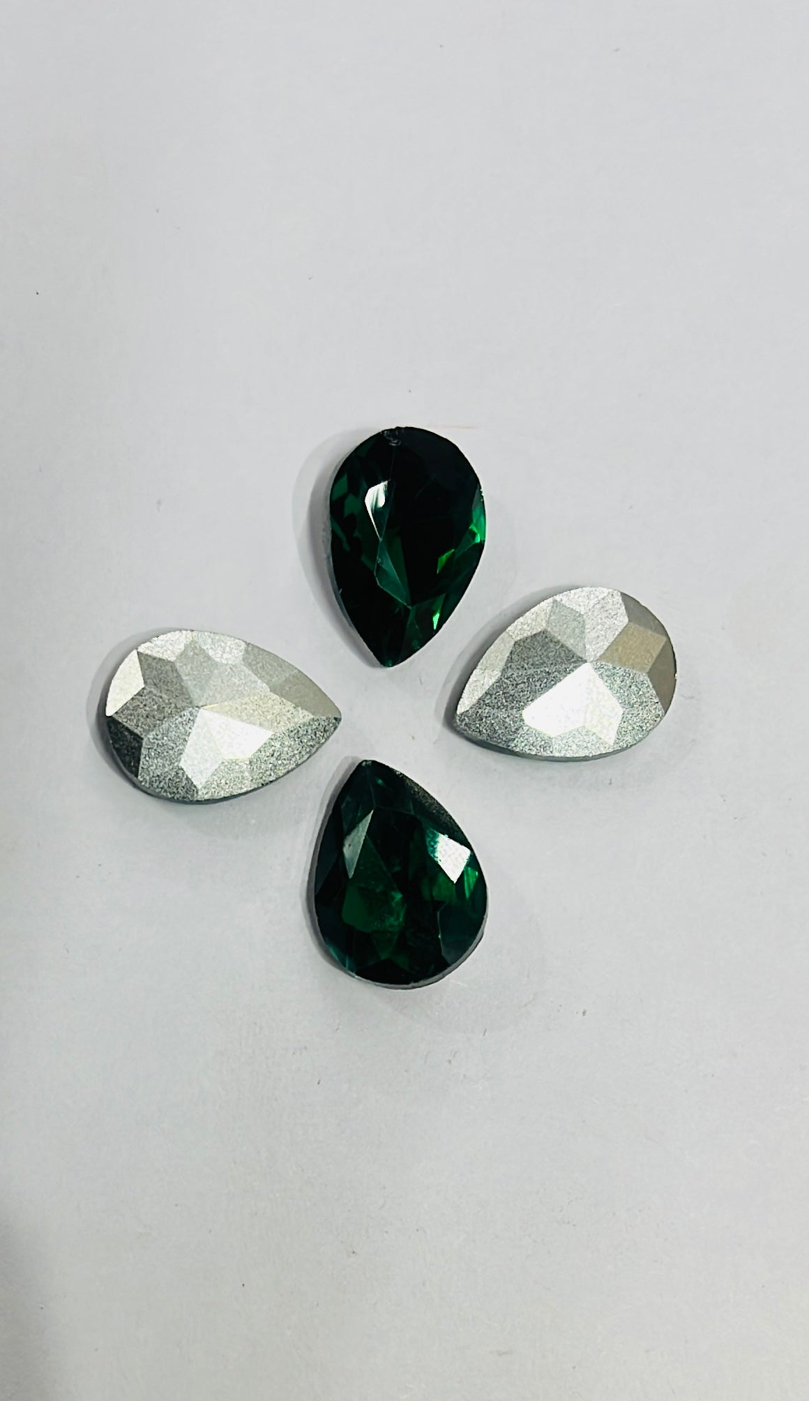 13x18 AD Thilakam  Tanjore painting American diamond stones -4stones 1pack-4vibrant colours