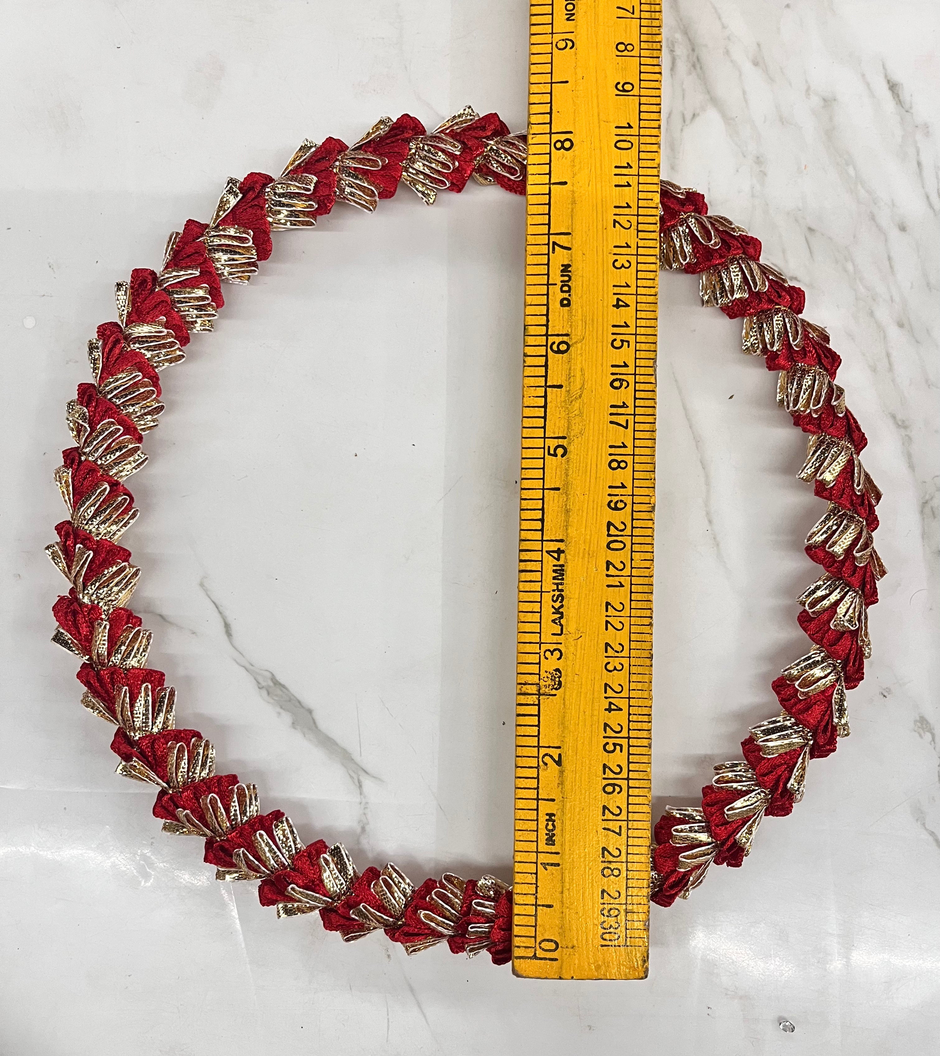 Rajasthani ring different colour  6inch ,8inch set of 5piece- 1pack