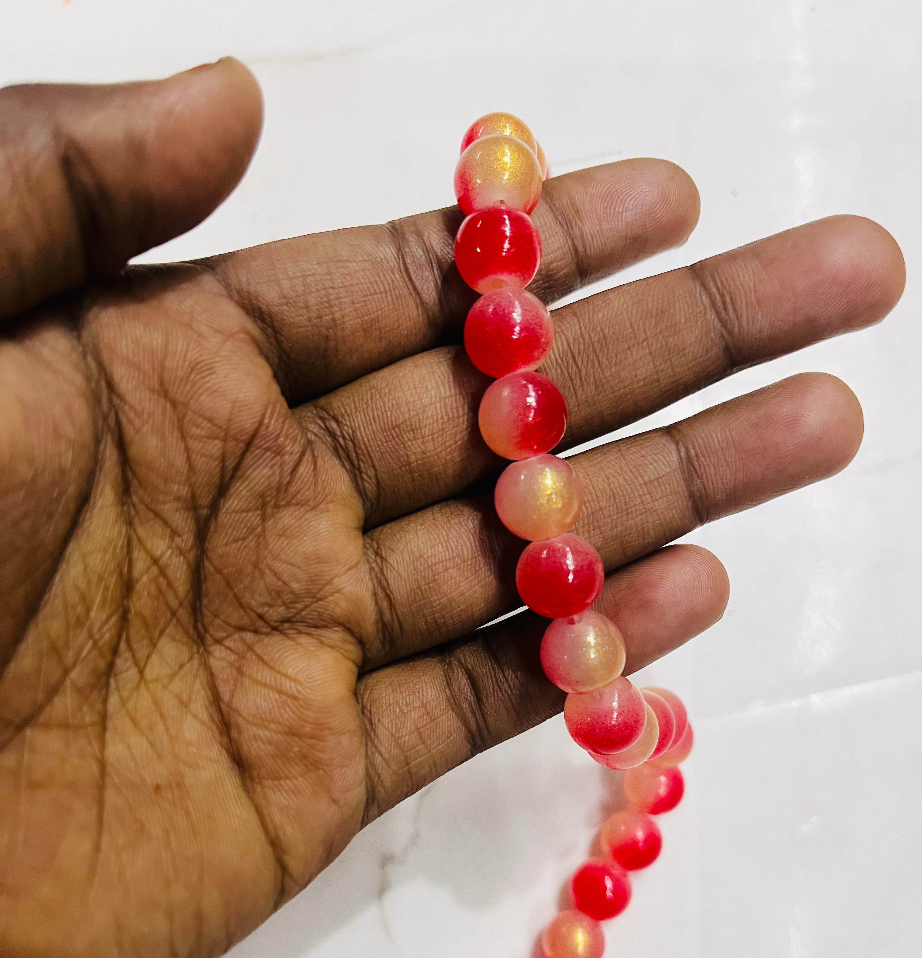Mona beads 9mm -1line  approach 80pcs assorted colours any 3 pack