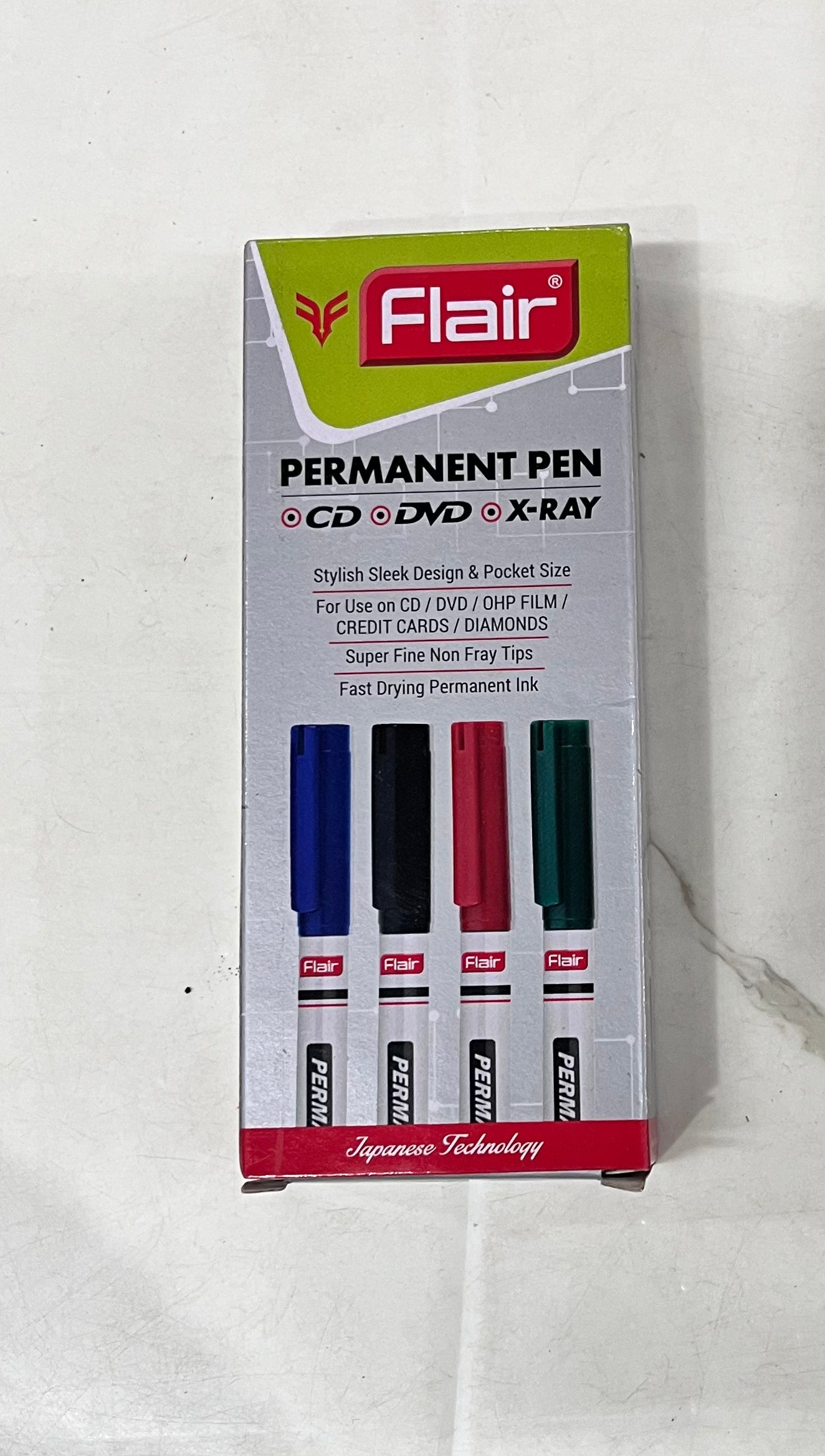 Flair permanent CD marker pen  -10piece pack