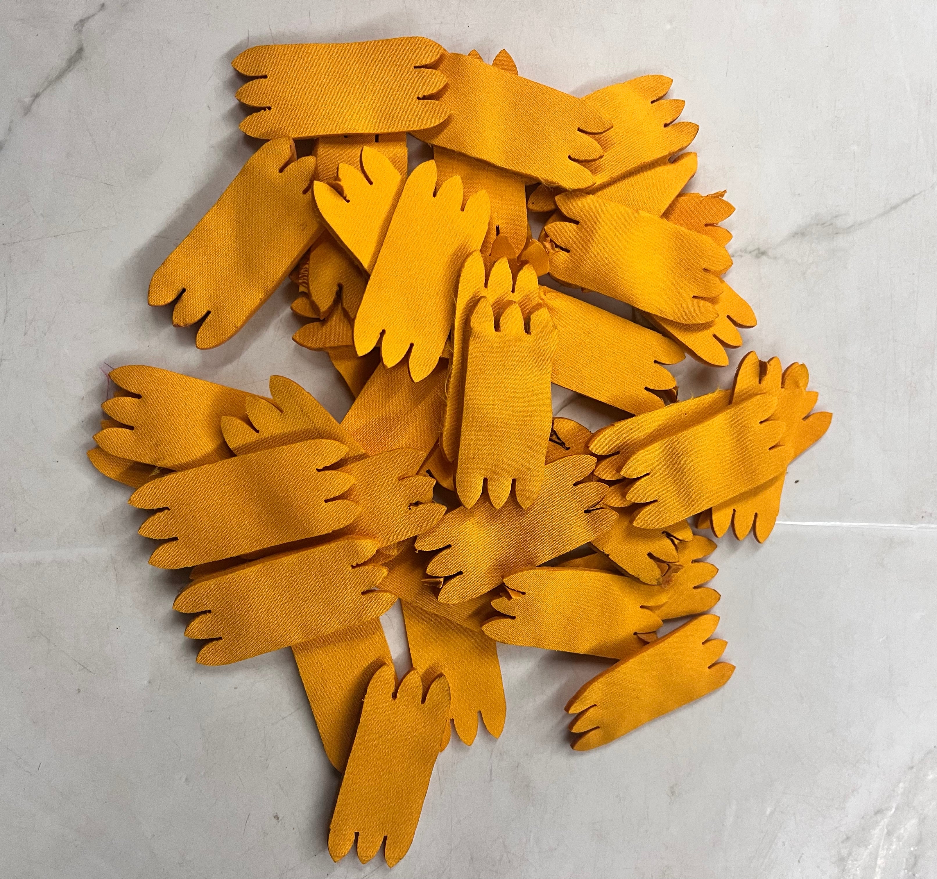 Chrome yellow  Flower cloth petal