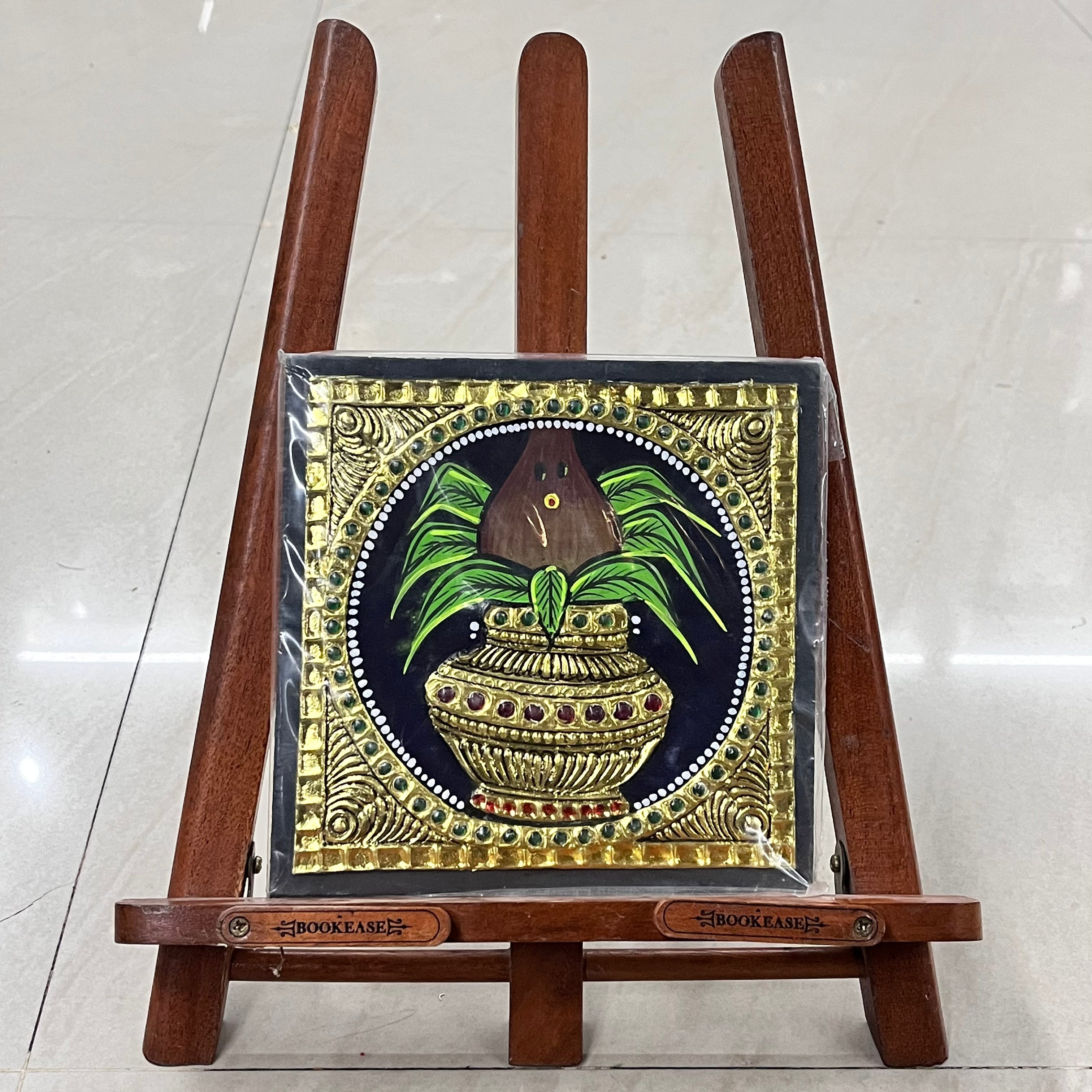 Kalasham Tanjore painting 6x6 assorted -1pack15days delivery form payment date
