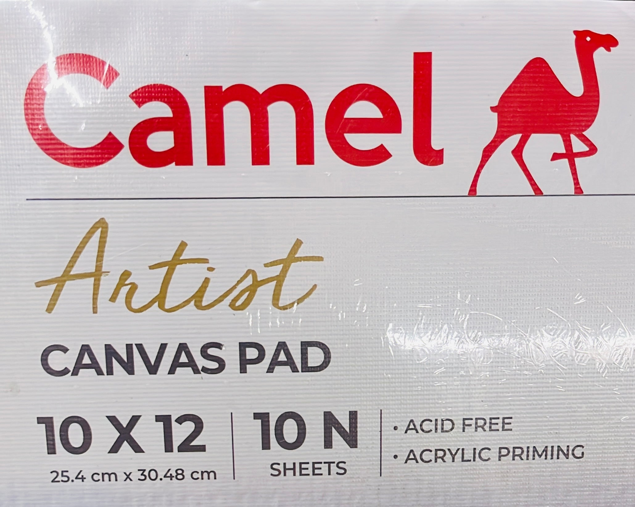 Camel artist canvas pad 10x12(10sheets)-1pack /7237 -CP1012