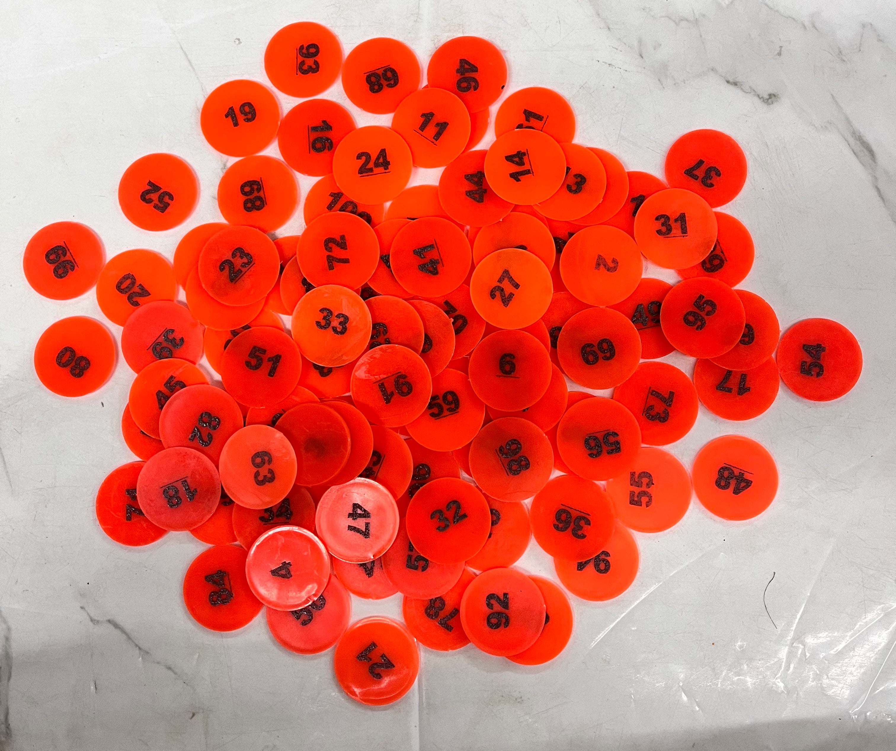 Plastic Token with out hole -1pack
