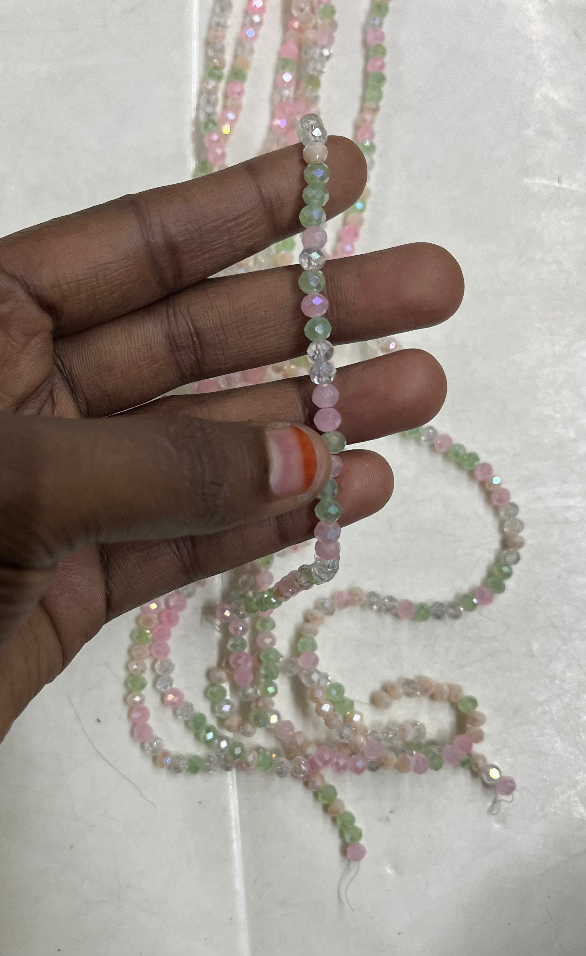 4mm Bicone crystal beads any 2 pack