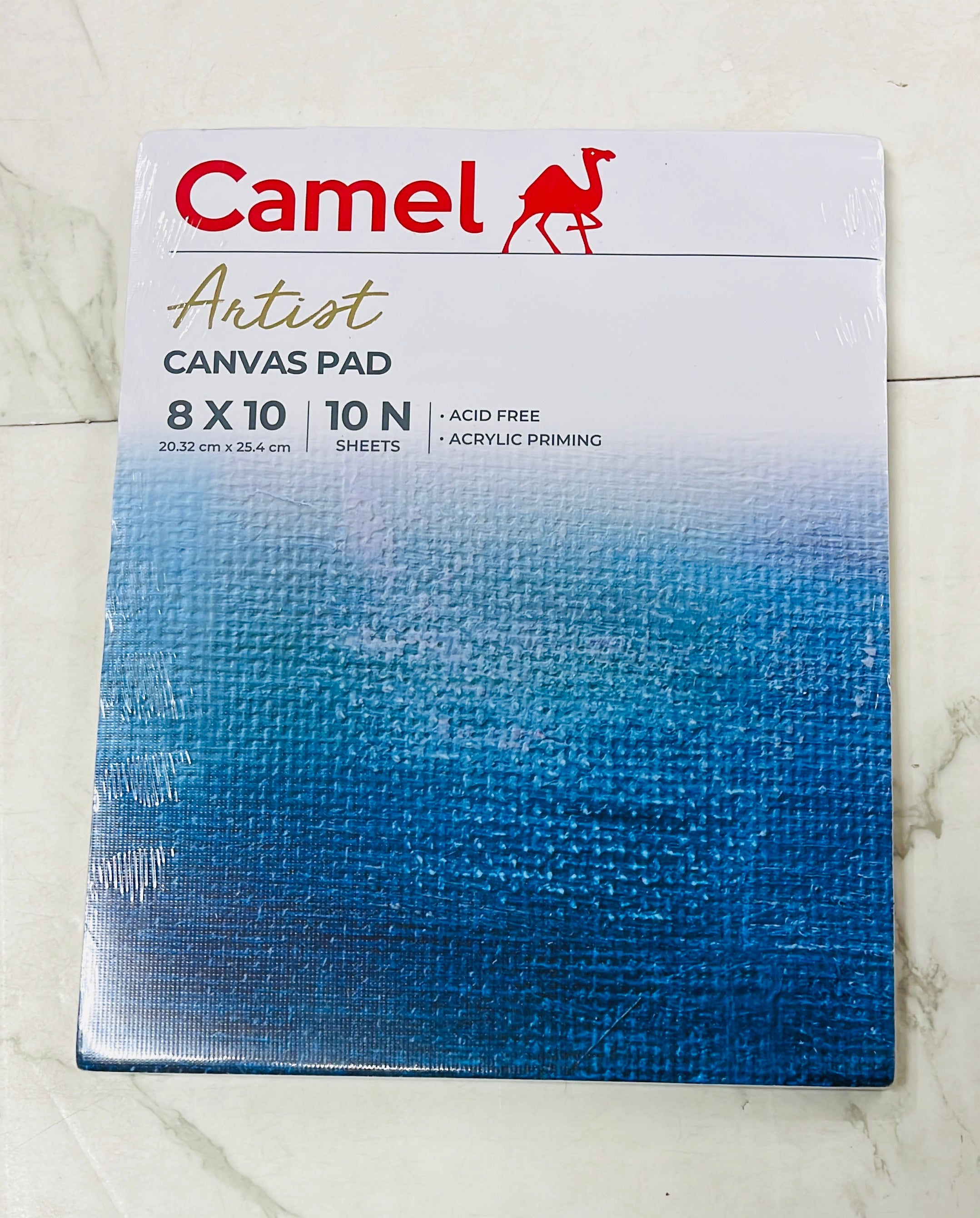 Camel artist canvas pad 8x10(10sheets)-1pack /7237 -CP810