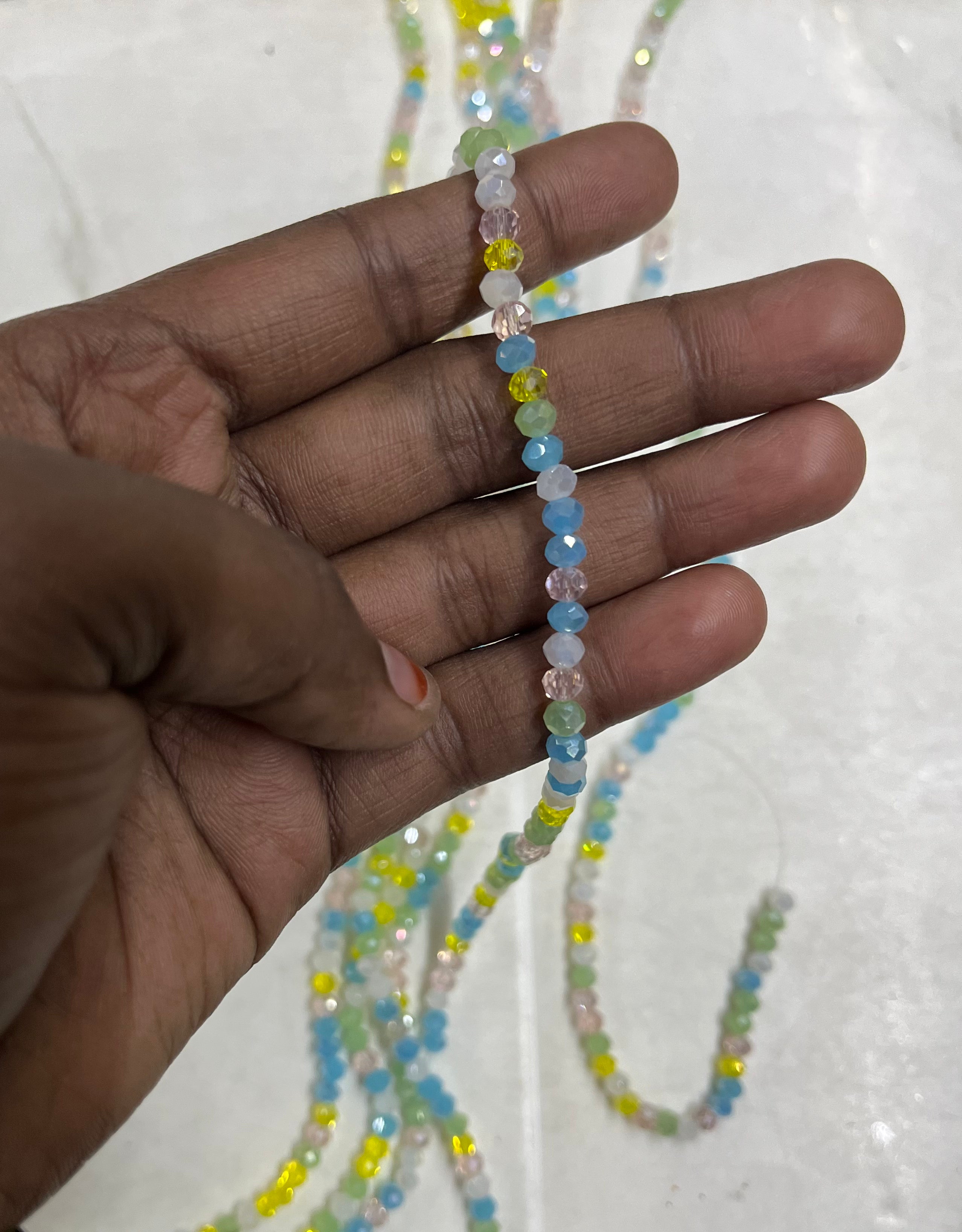 4mm Bicone crystal beads any 2 pack