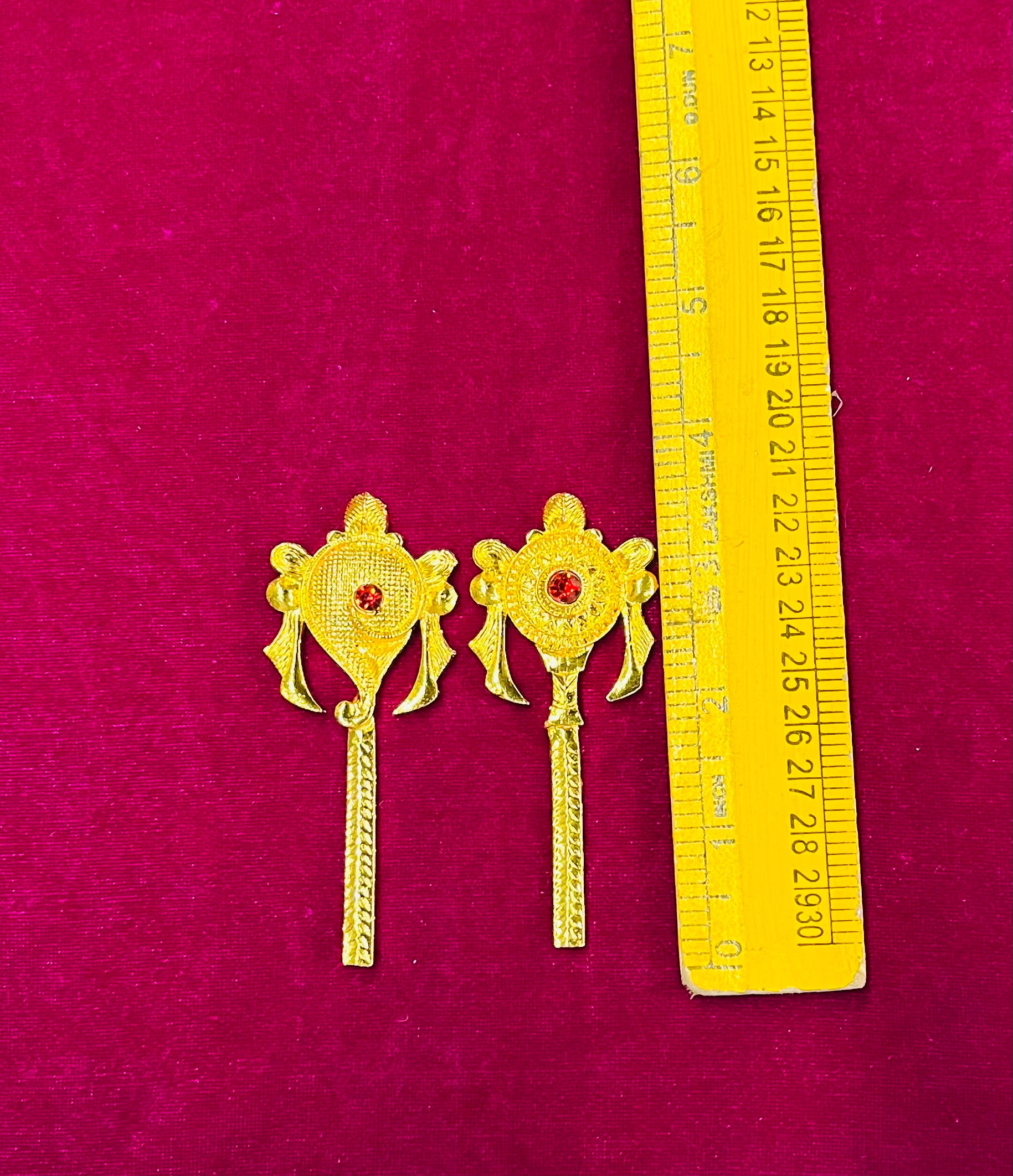 Shanku chakra gold sticks -different size -1piece pack