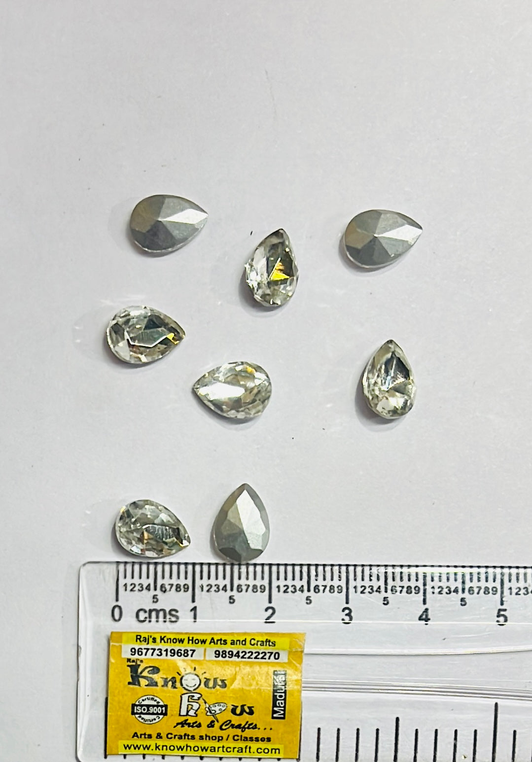 7x10 AD thilakam Tanjore painting American diamond stones-8stone 1pack /3vibrant colours