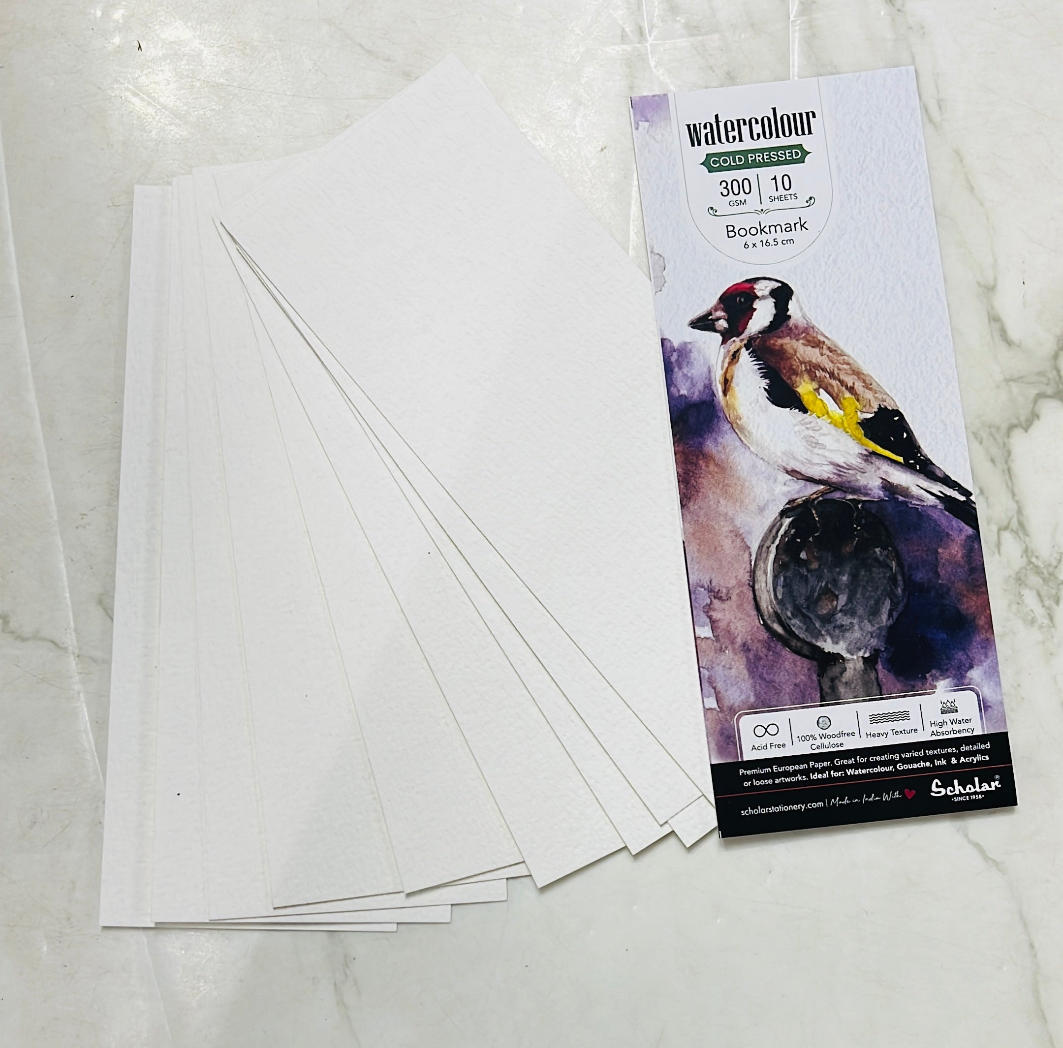 Watercolour cold pressed 300gsm 10sheets  -1pack /3339