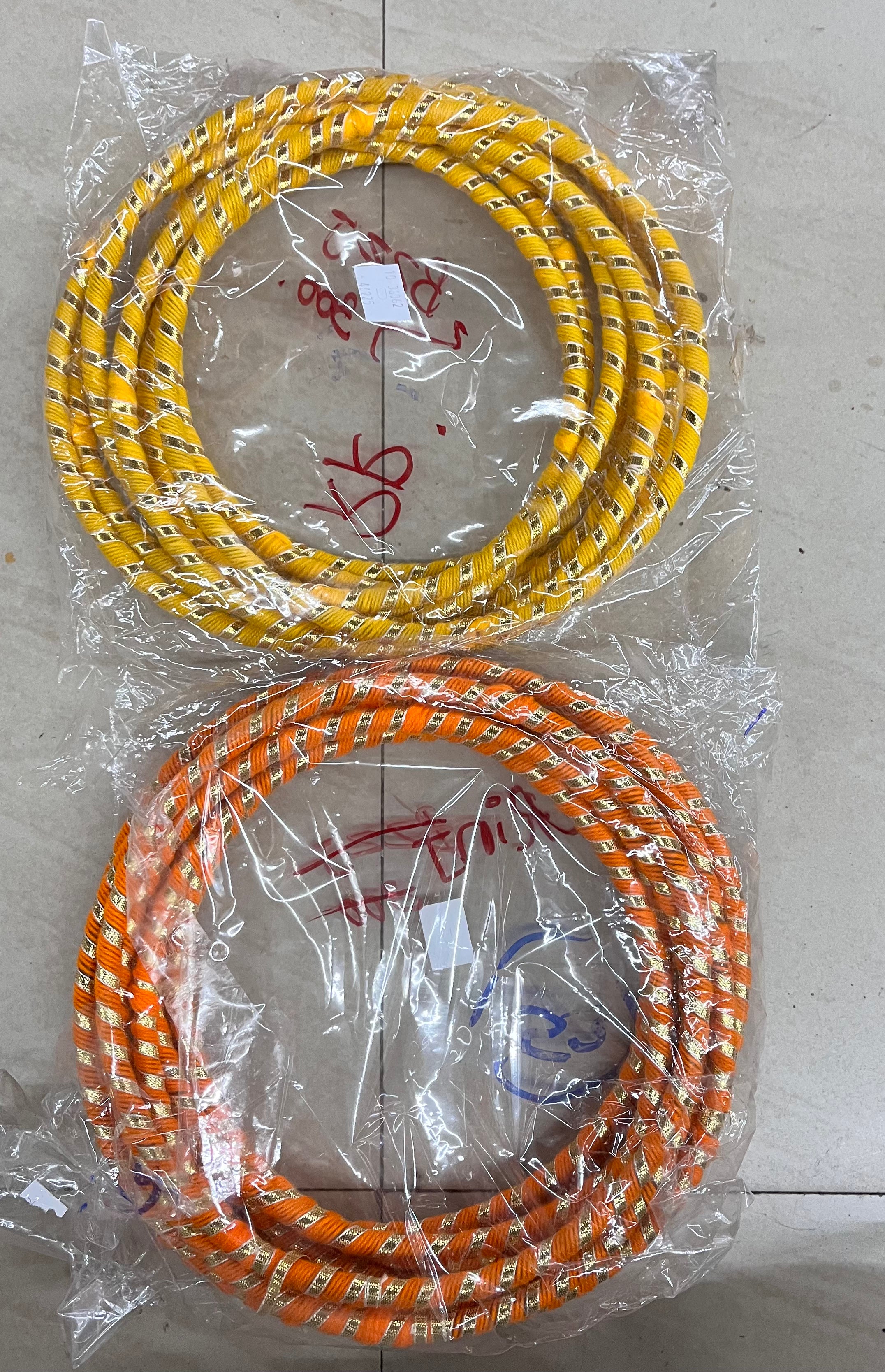 Rajasthani ring jandi  lace  8inch -set of 10 piece- 1pack