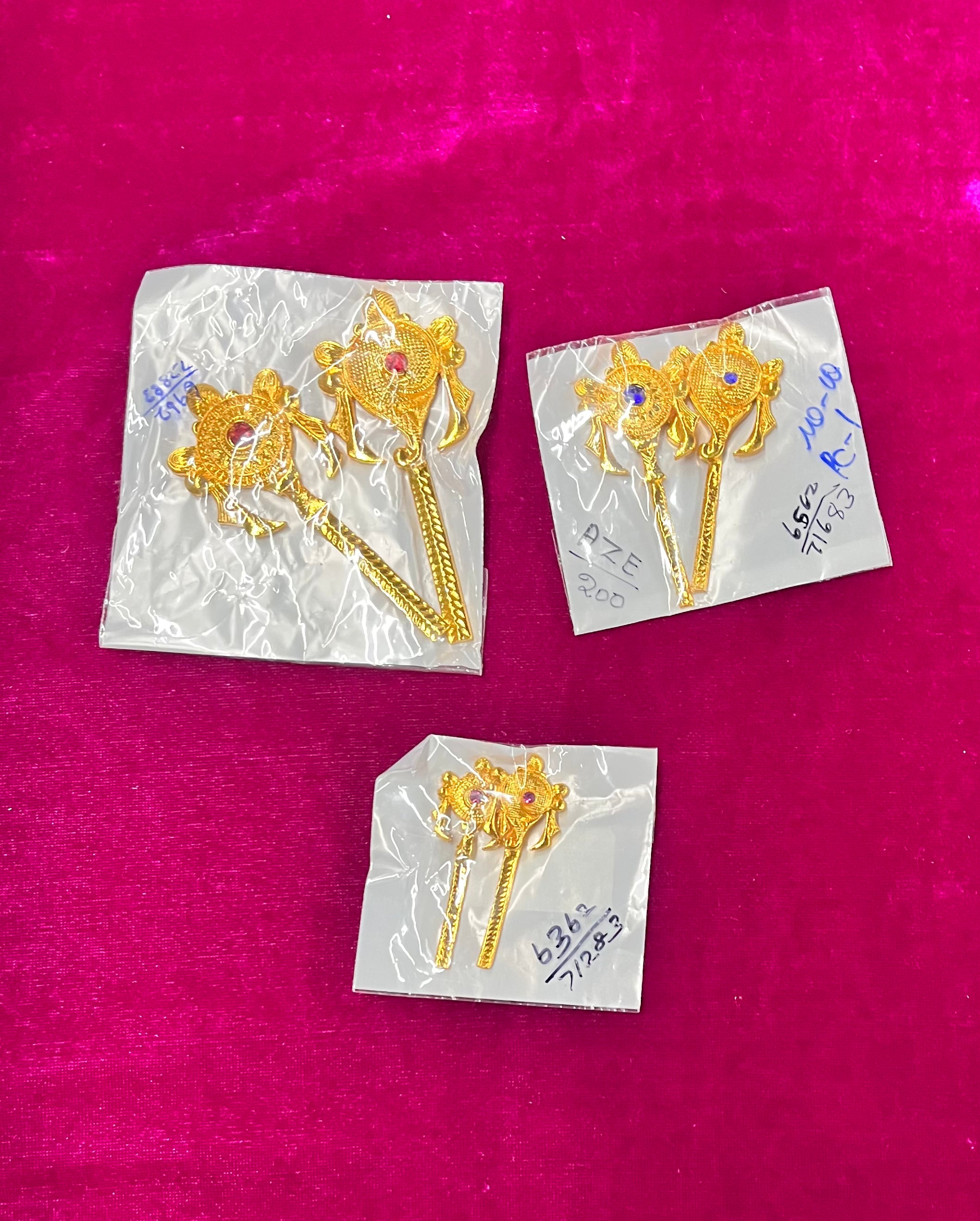 Shanku chakra gold sticks -different size -1piece pack