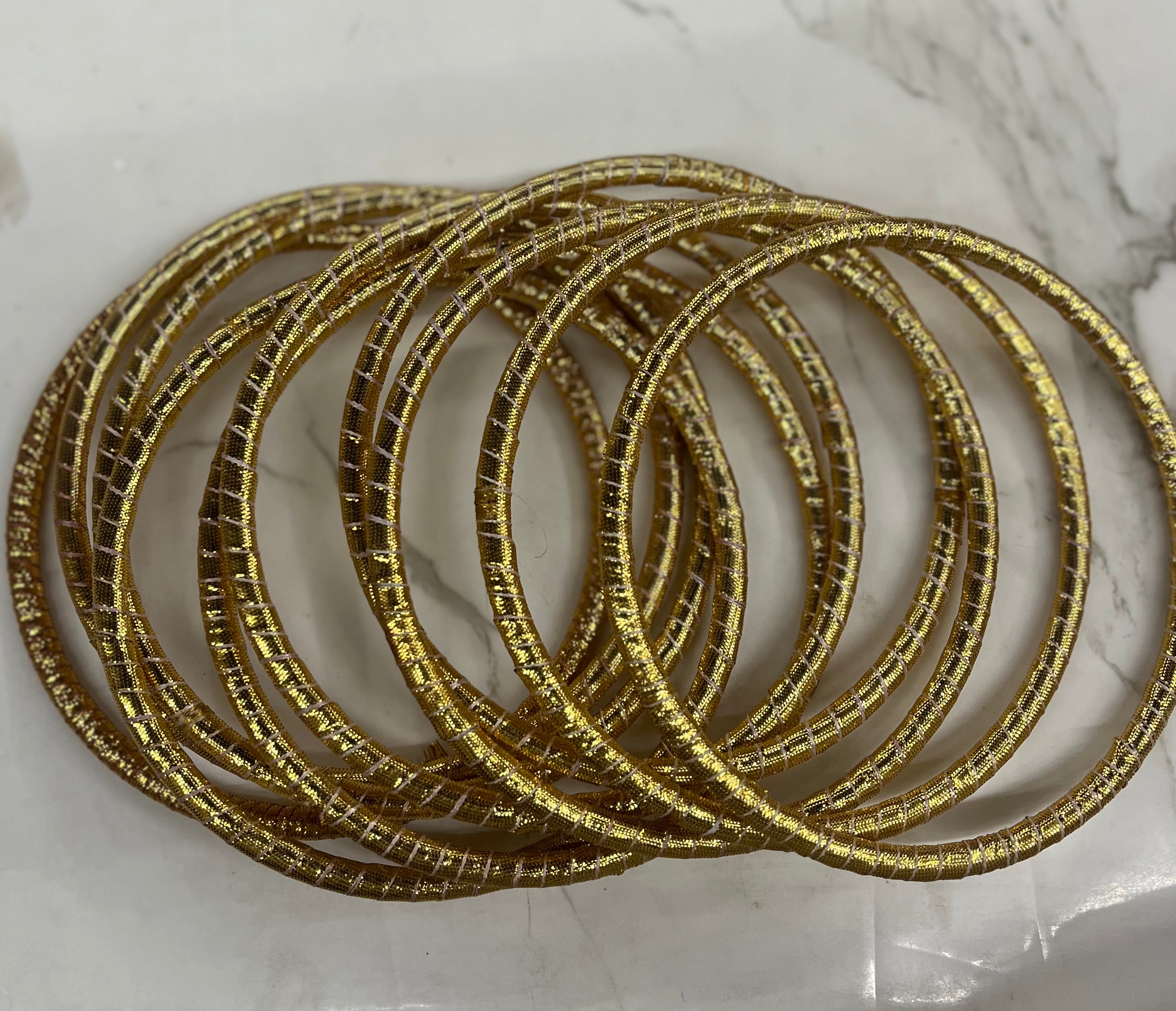 Rajasthani ring golden colour 6inch -set of 10 piece- 1pack