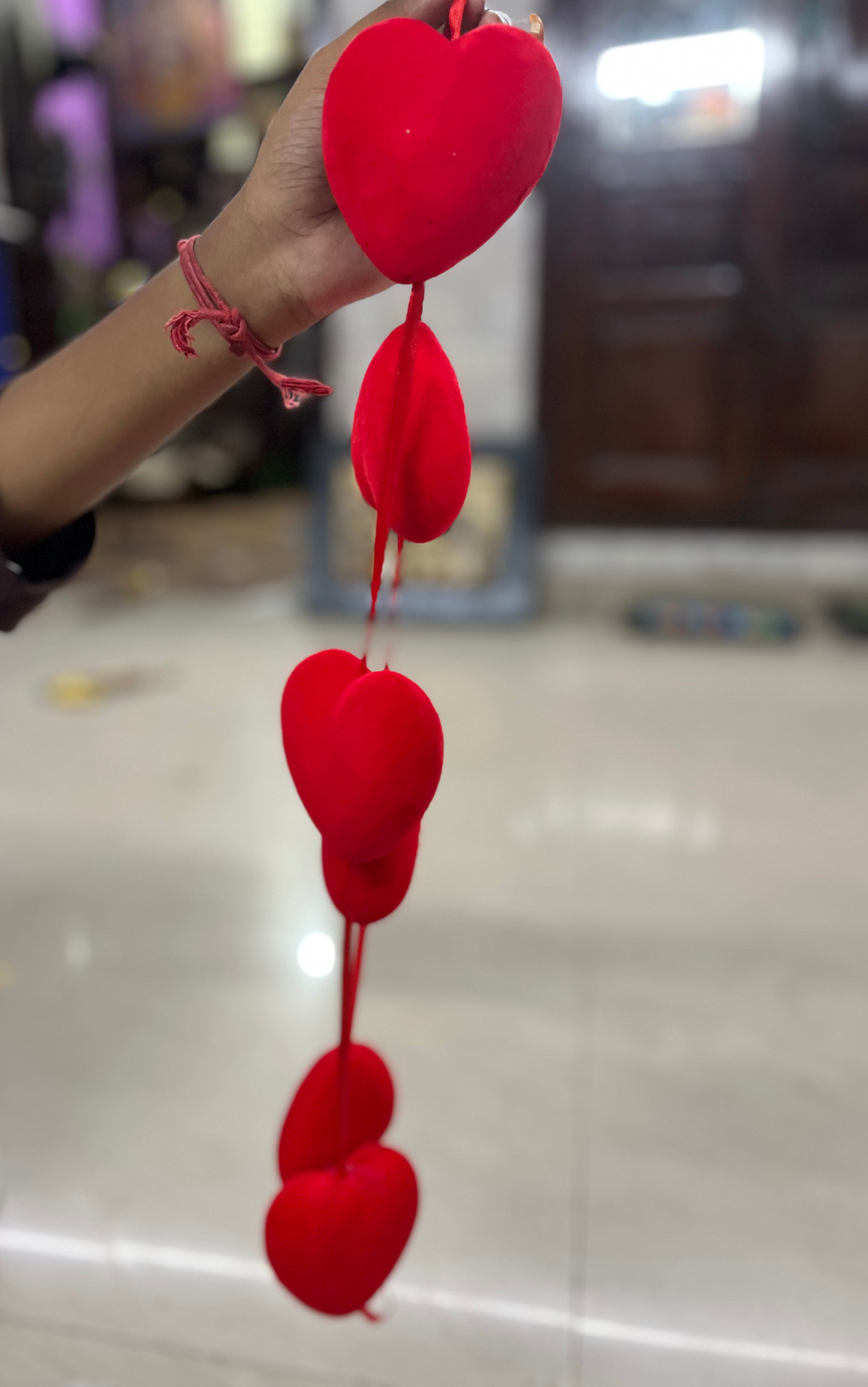 Valentine’s Day heart garland big 1meters -1pack