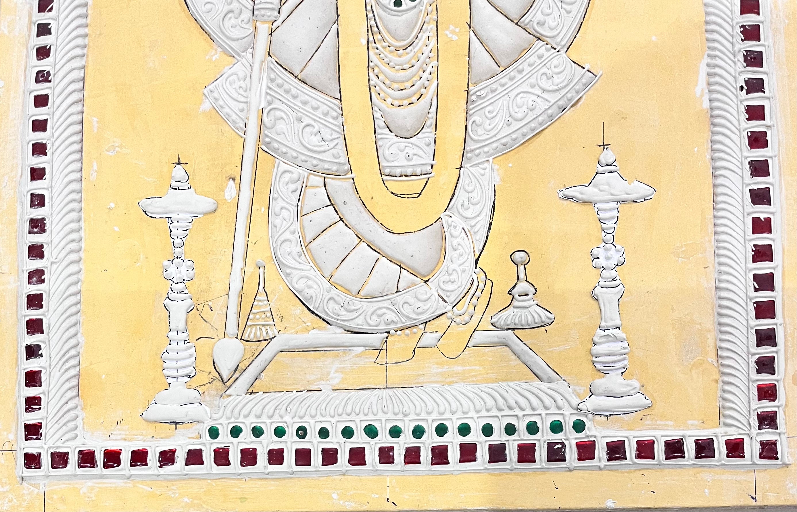 Isckon Krishna Tanjore Muck Board 12x15 -1Board(15 days delivery time)