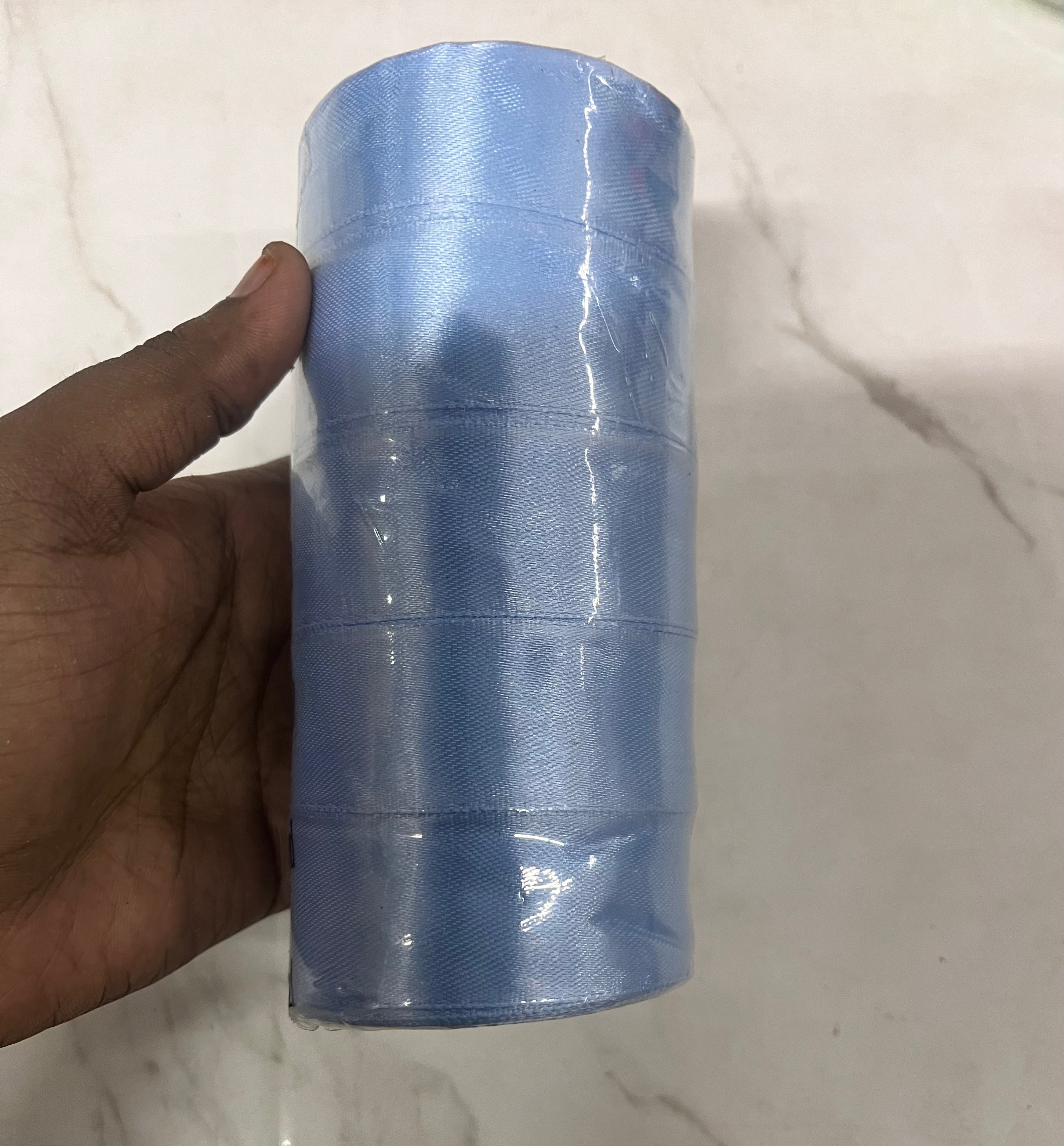Satin ribbon-sky blue 1 inch
