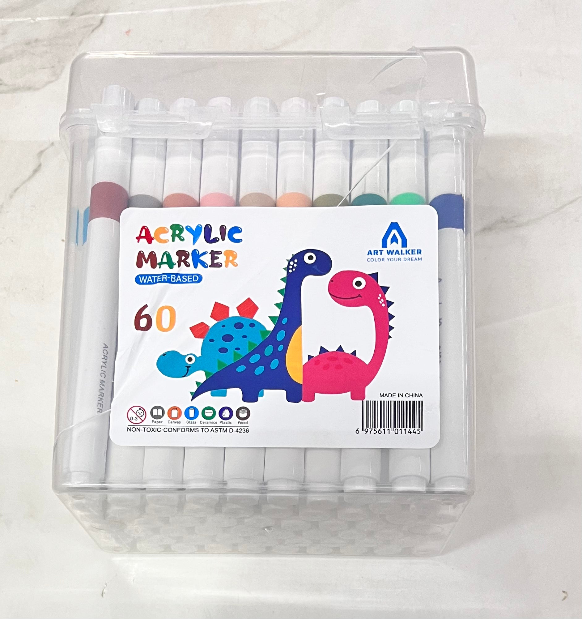 Acrylic paint marker water based vibrant colours 36-120 shades/ 1pack