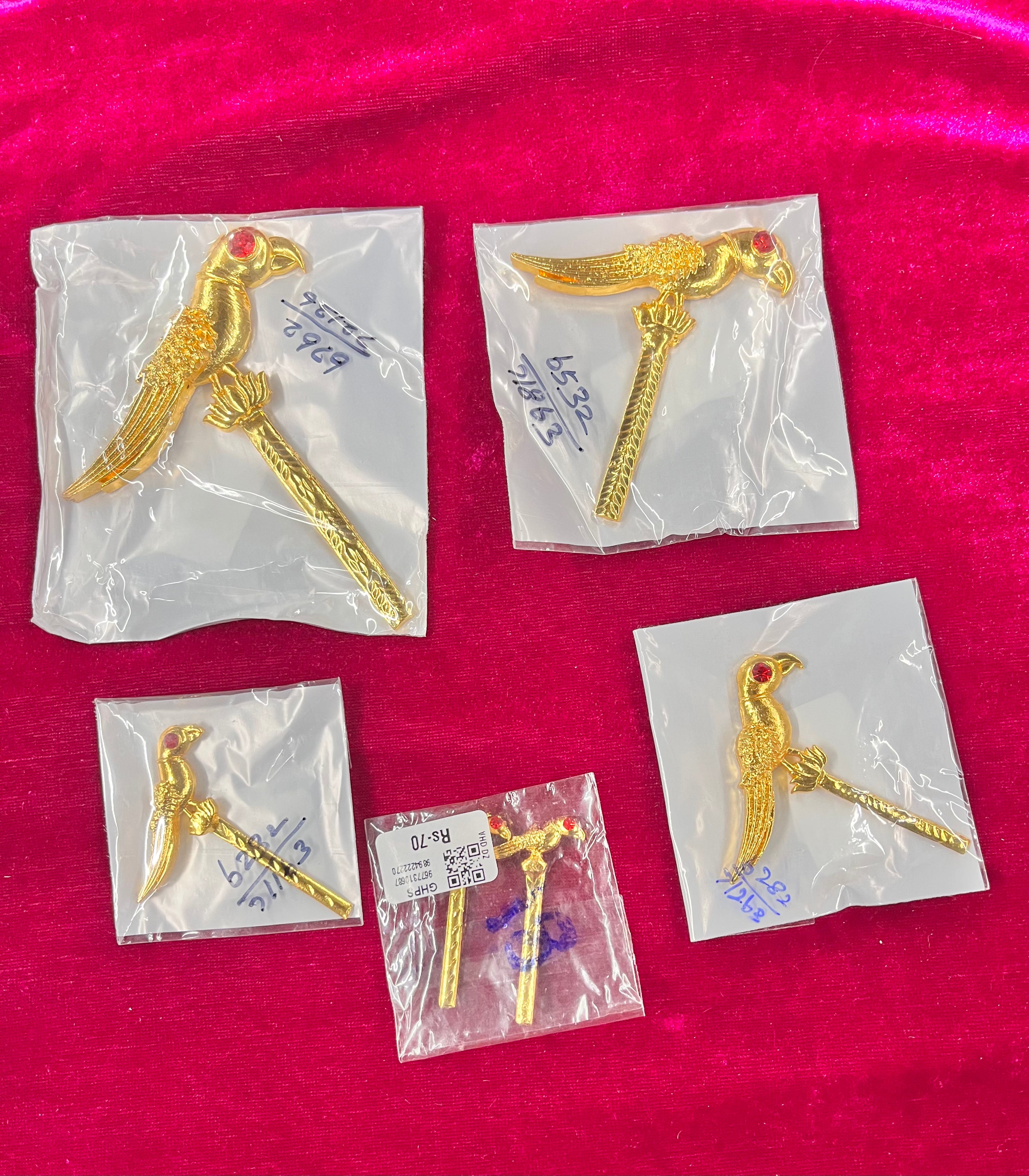 Gold hand parrot Goddess jewellery different size -1piece