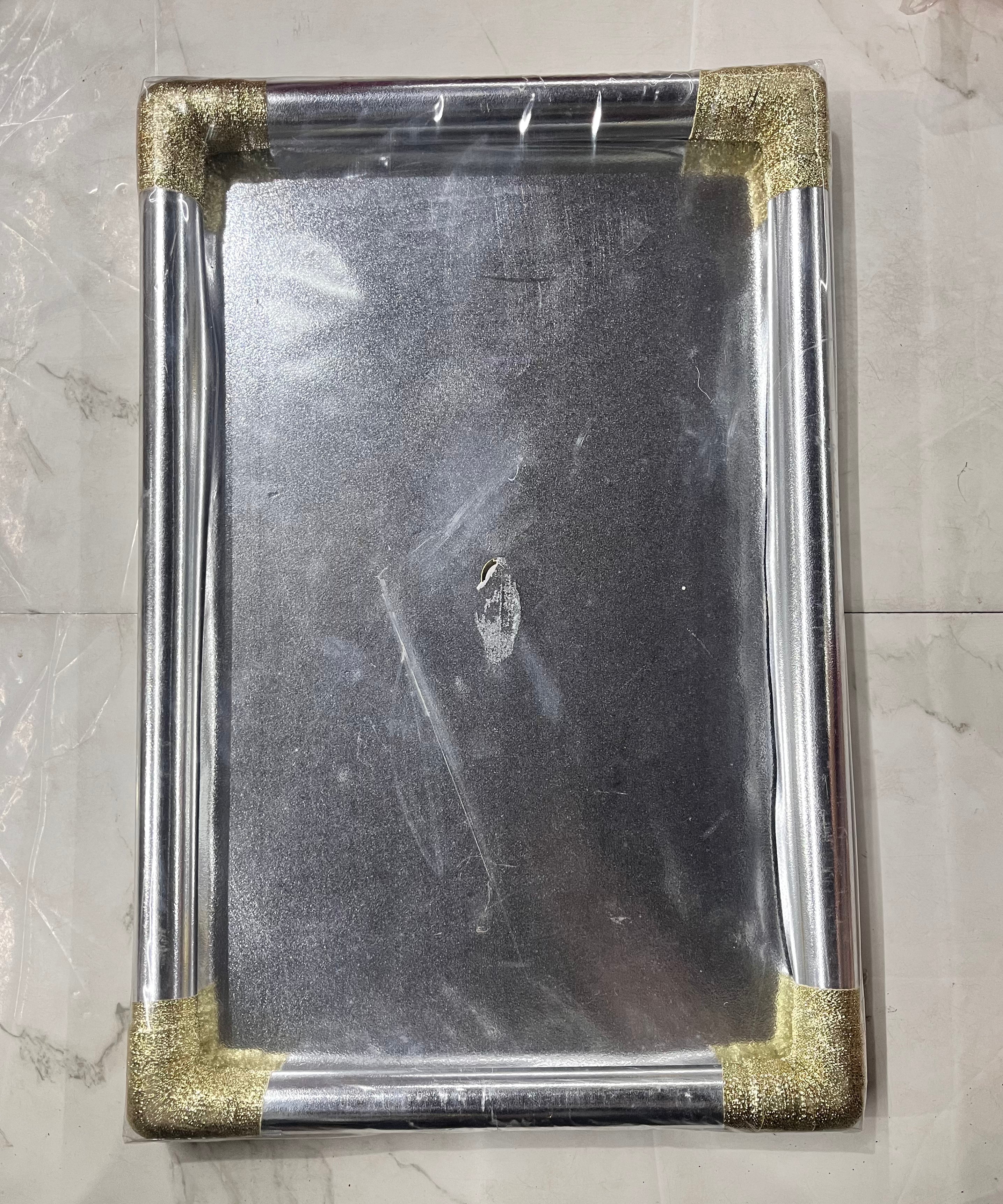 Rectangle tray 12x18inch assorted colours -1piece pack