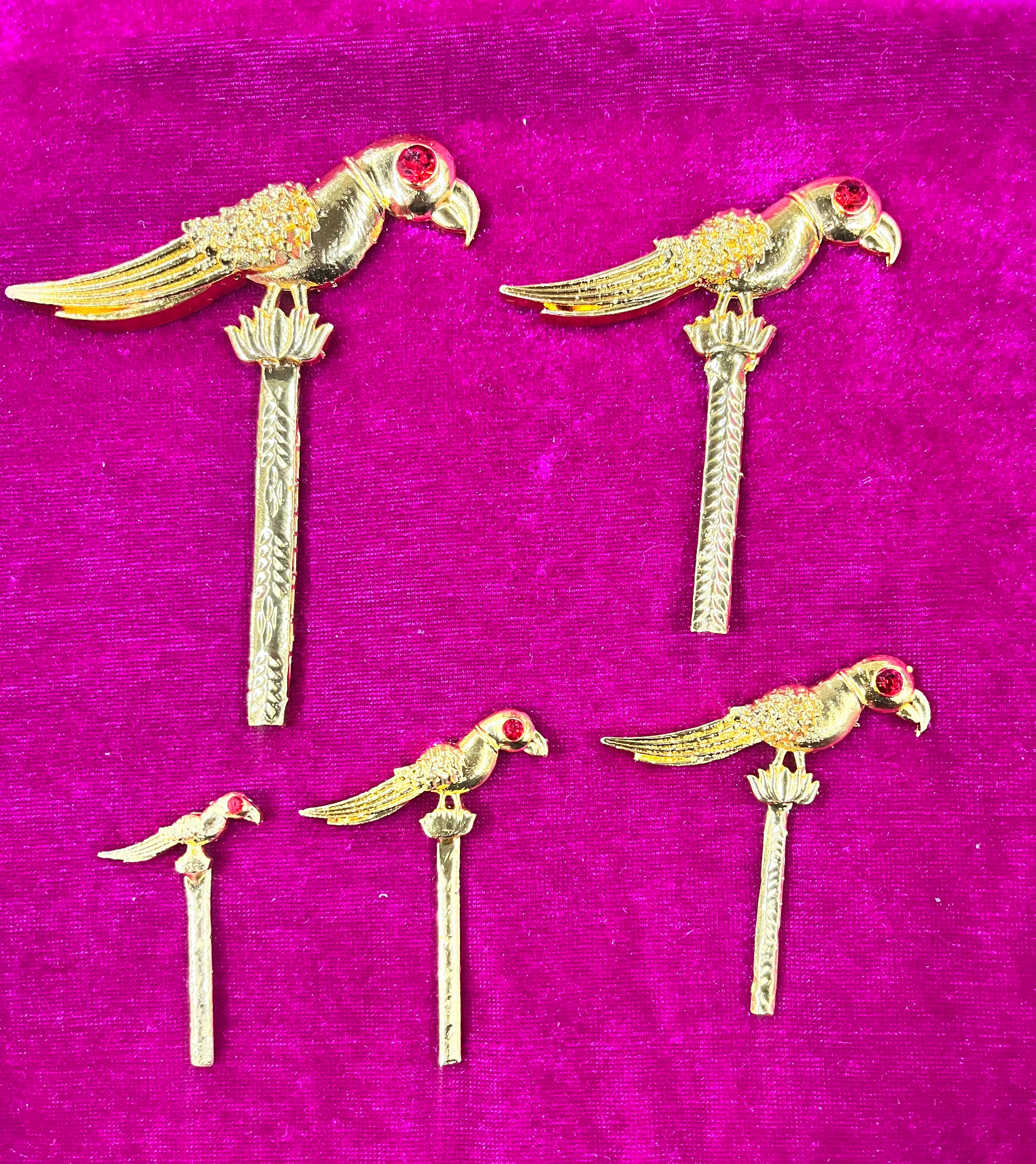 Gold hand parrot Goddess jewellery different size -1piece