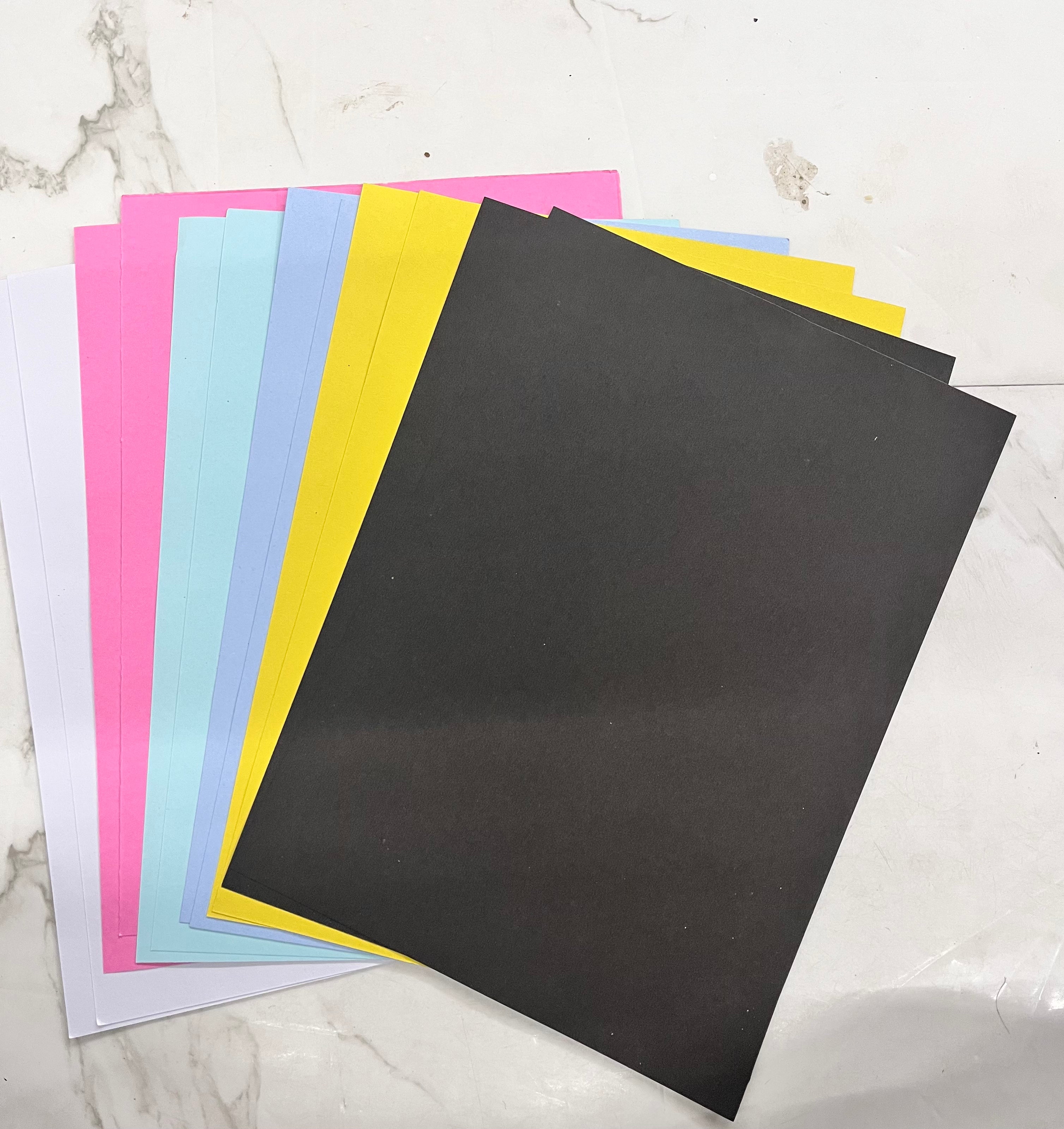 A4 chart paper single colours 12sheets