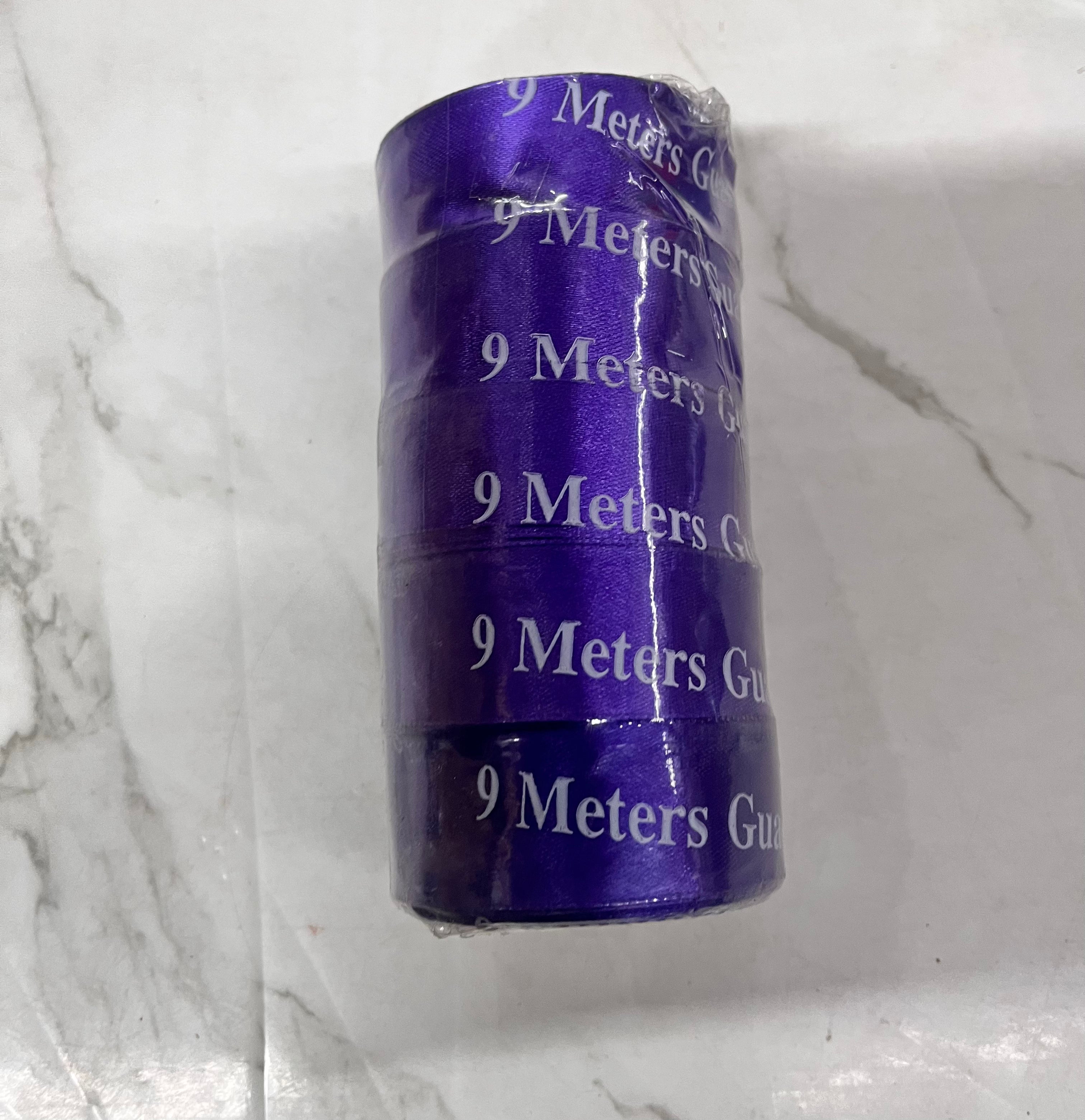 Satin ribbon-violet 1 inch