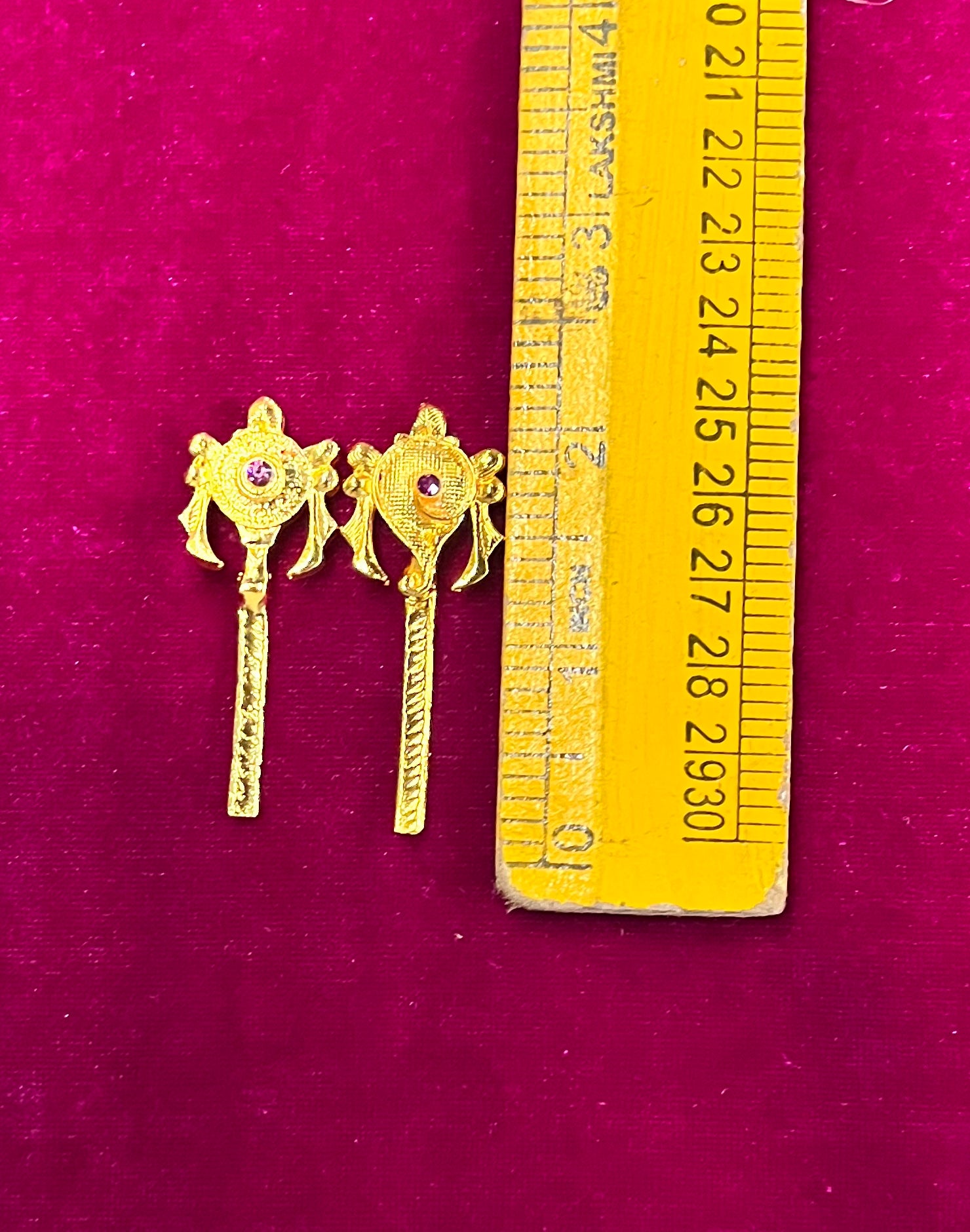 Shanku chakra gold sticks -different size -1piece pack