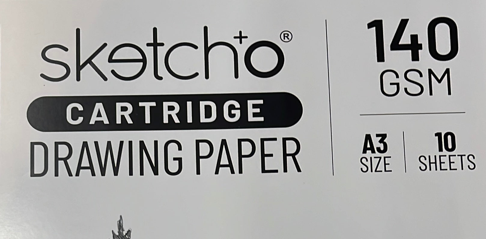 Sketcho cartridge drawing paper 140gsm A3size 10sheets-1pack