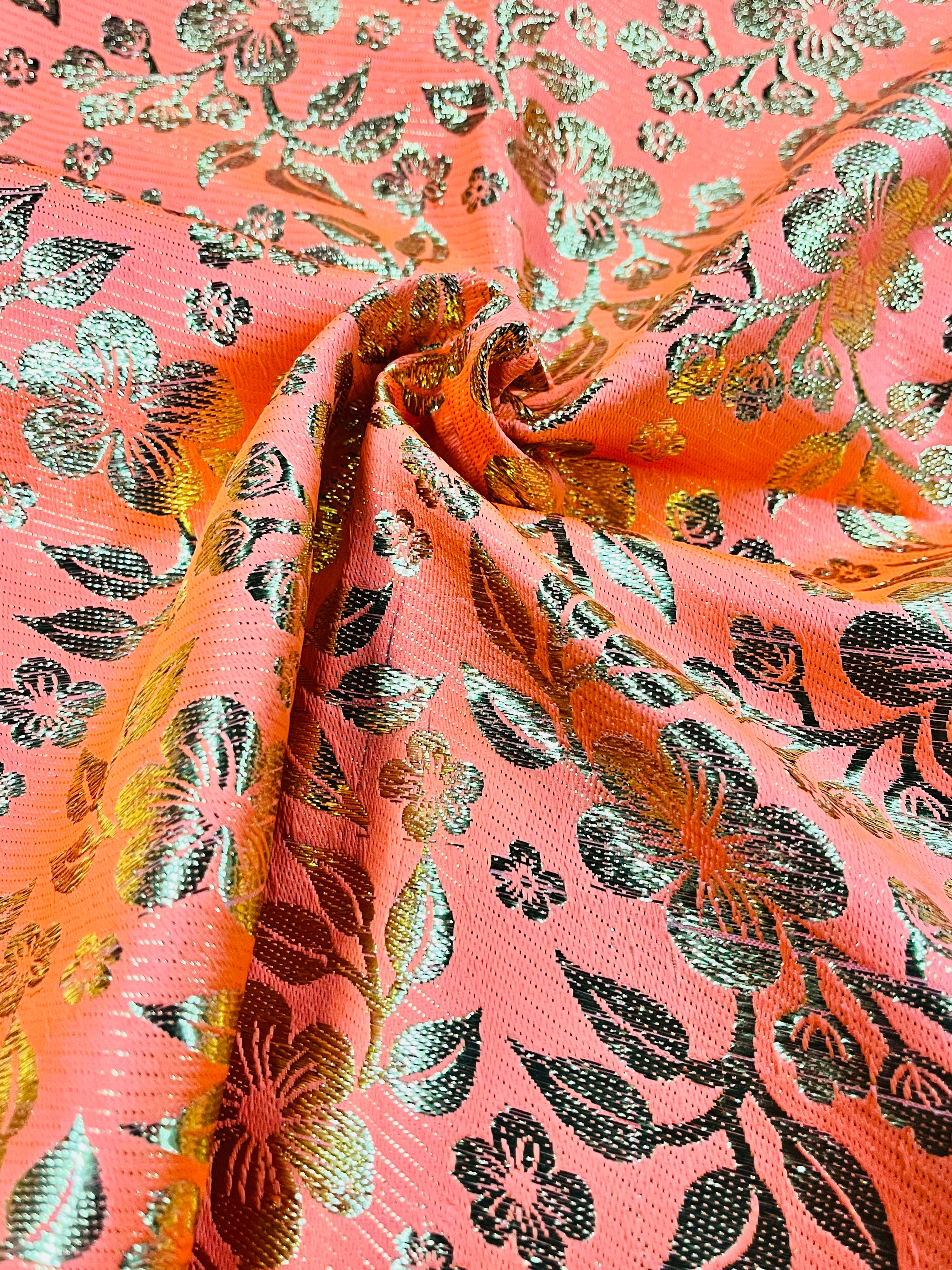Banaras doll decor cloth -1meter assorted colours 1pack