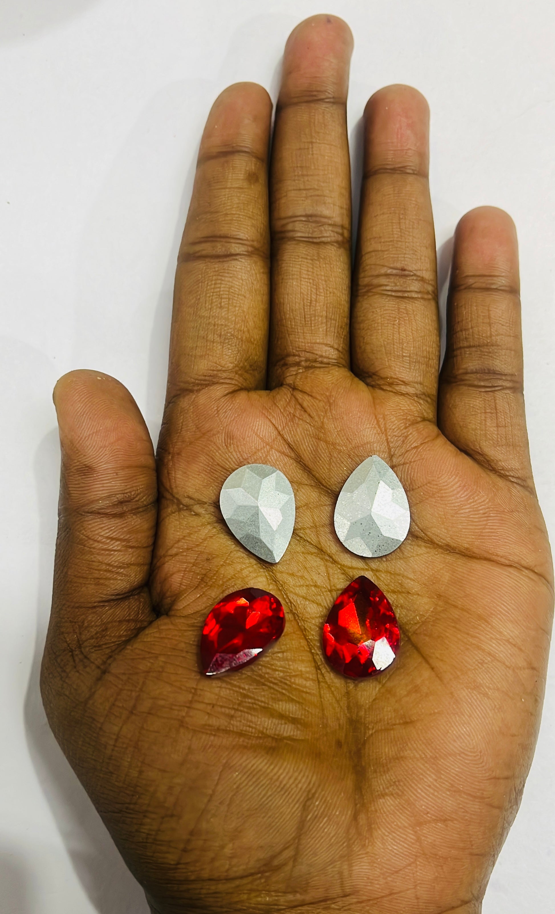 13x18 AD Thilakam  Tanjore painting American diamond stones -4stones 1pack-4vibrant colours