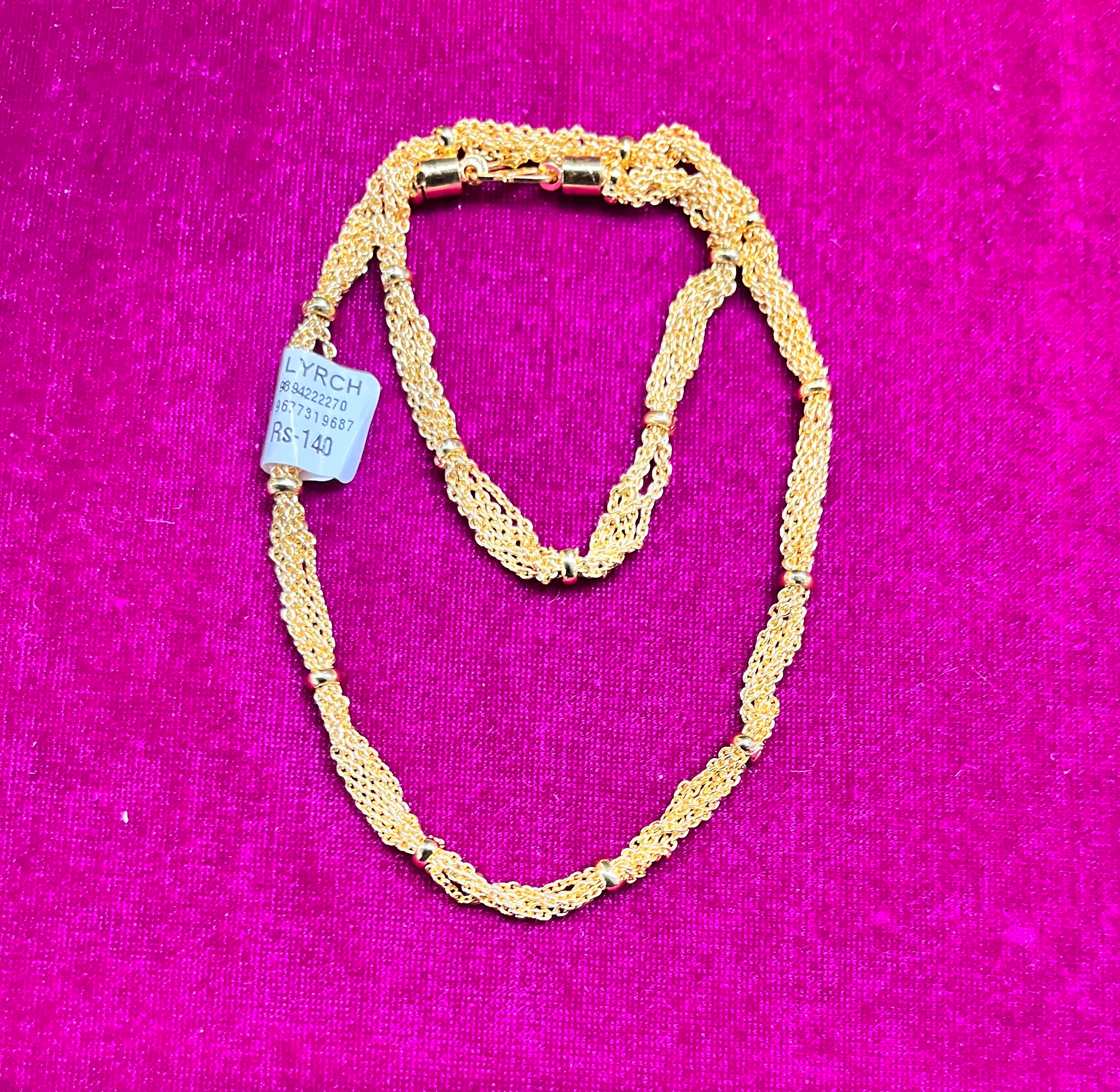 Layered chain goddess jewelry-1piece pack-/KMOON
