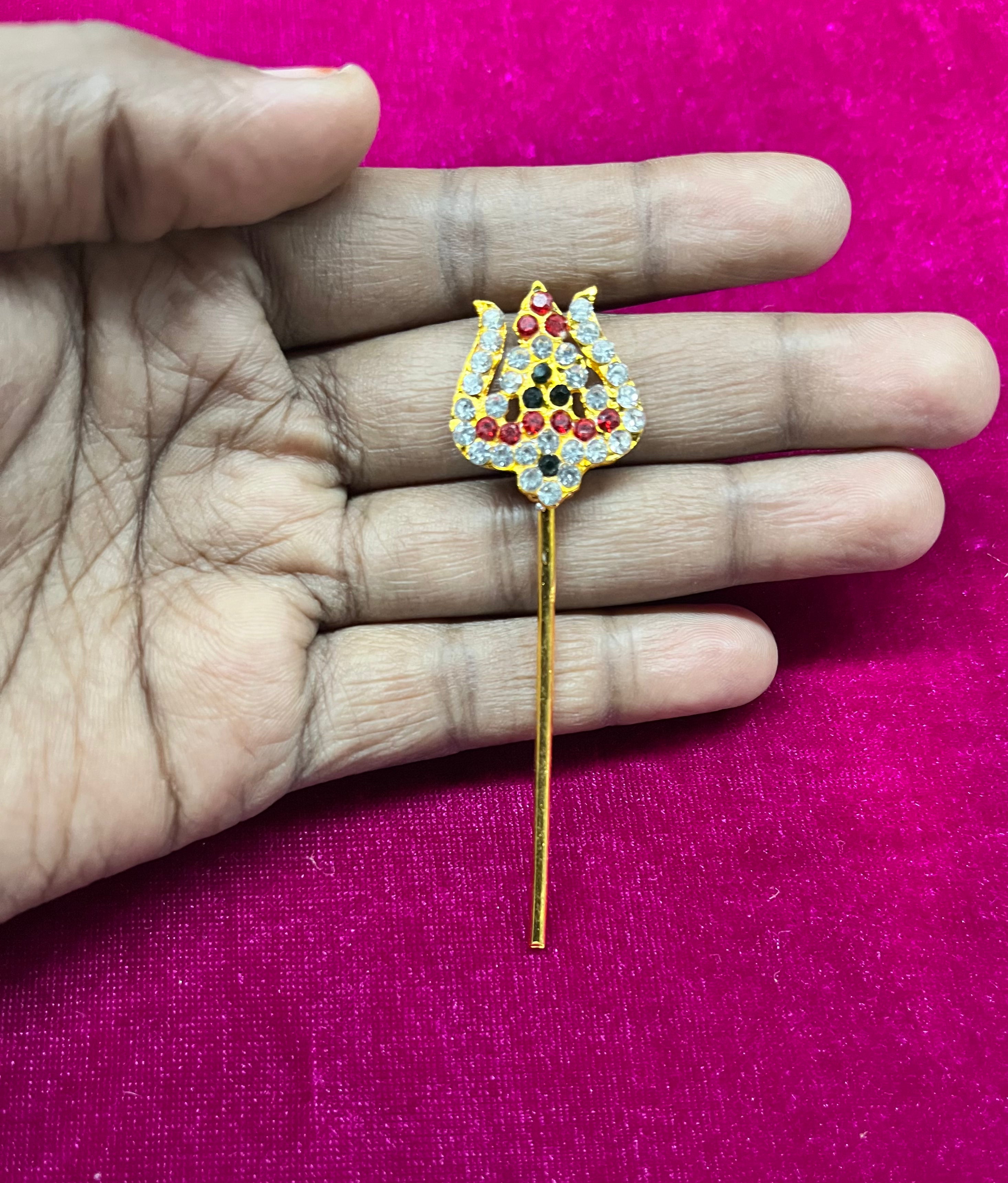 Trishul stone Goddoss jewelry different size-1piece pack