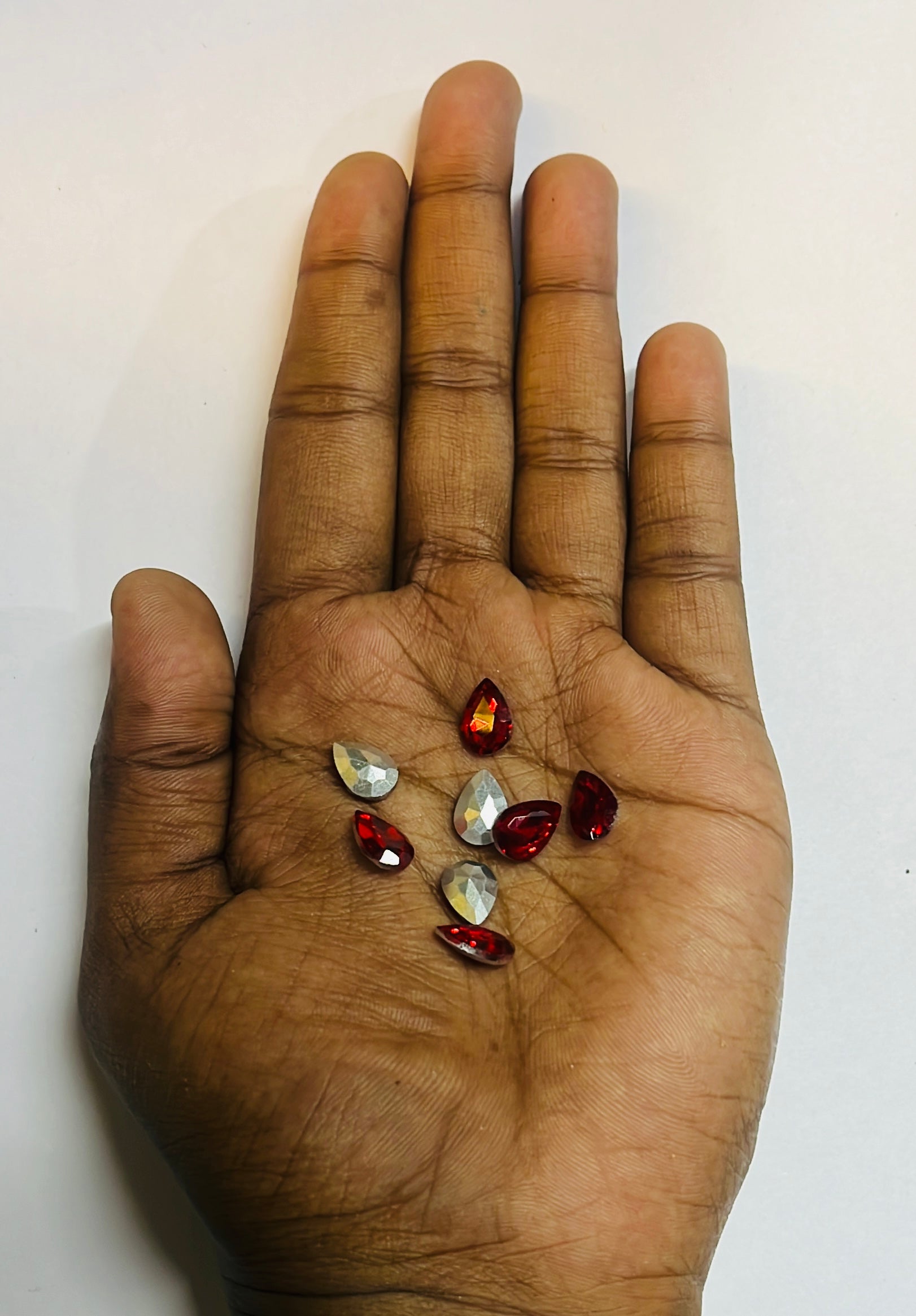 7x10 AD thilakam Tanjore painting American diamond stones-8stone 1pack /3vibrant colours