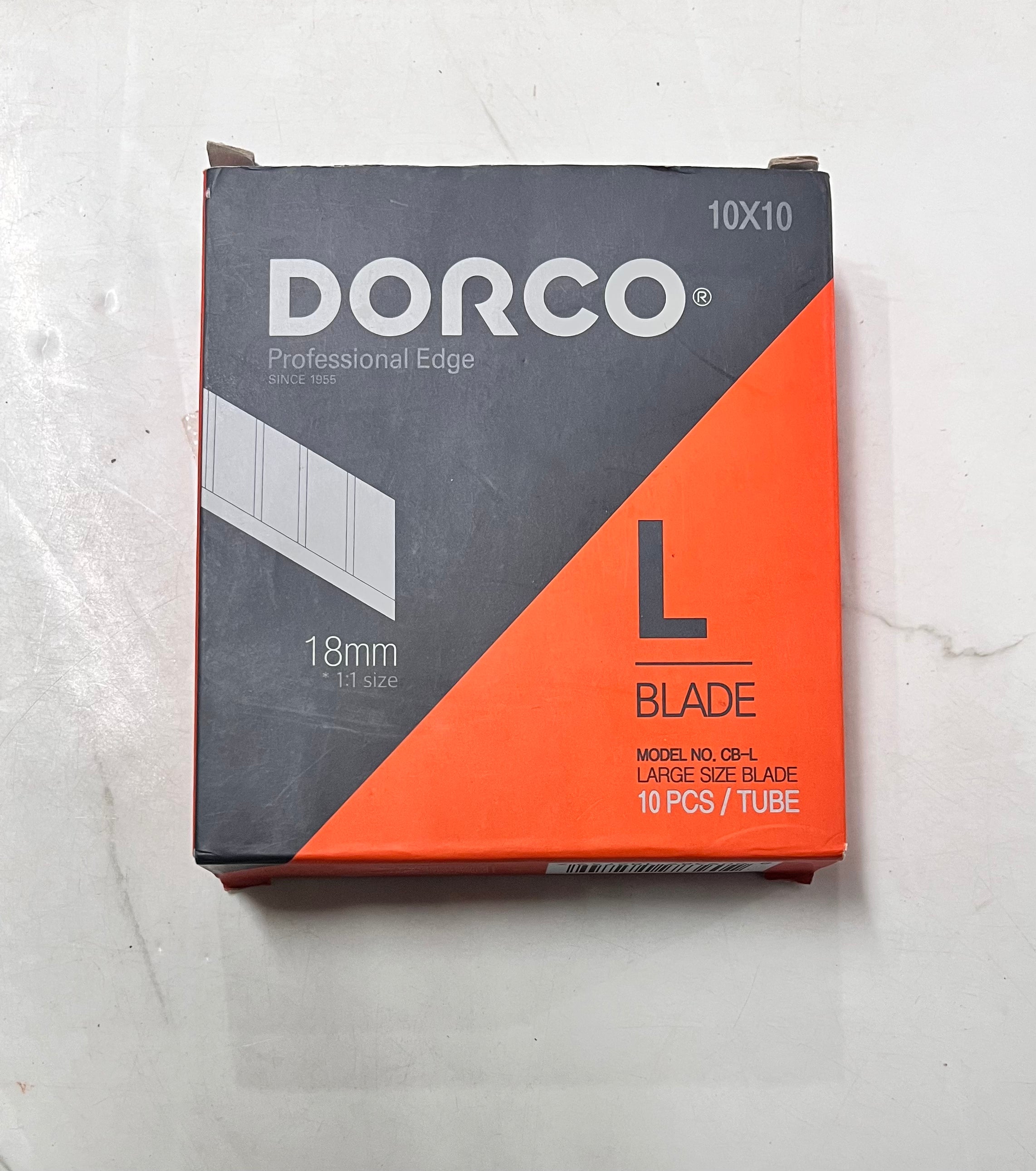 Dorco large blade 18mm1.1size  10piece 1pack