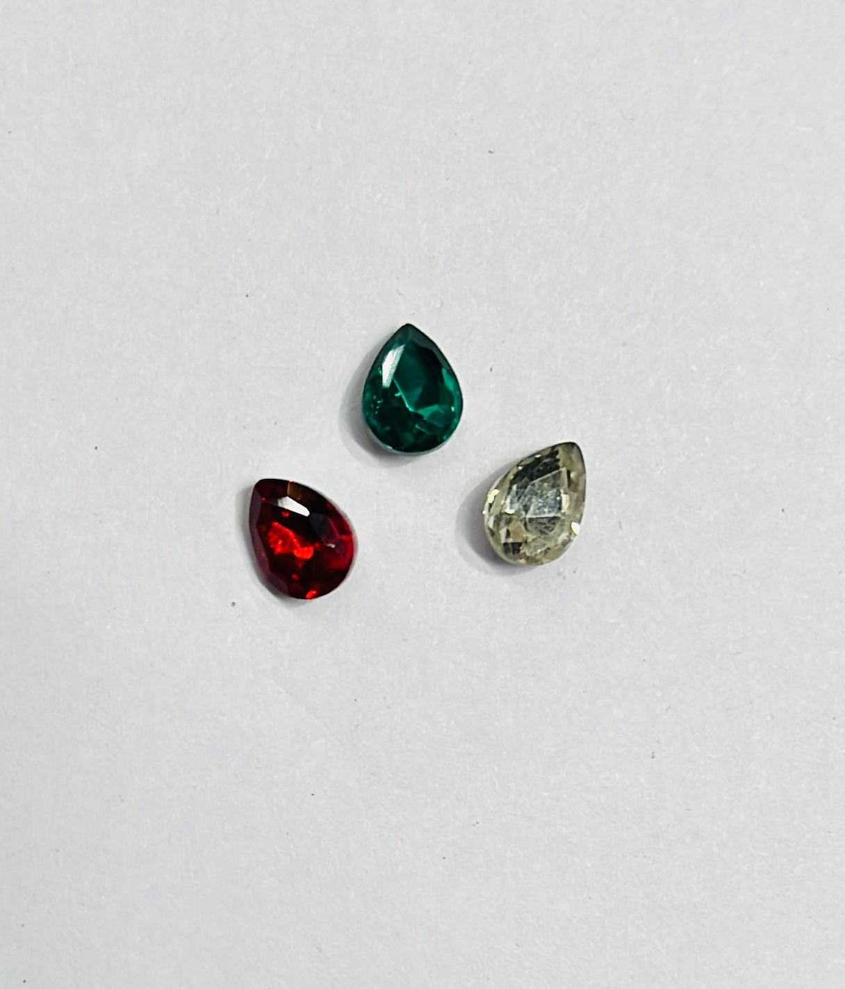8x6 AD thilakam Tanjore painting American diamond stones-8stones 1pack /3vibrant colours