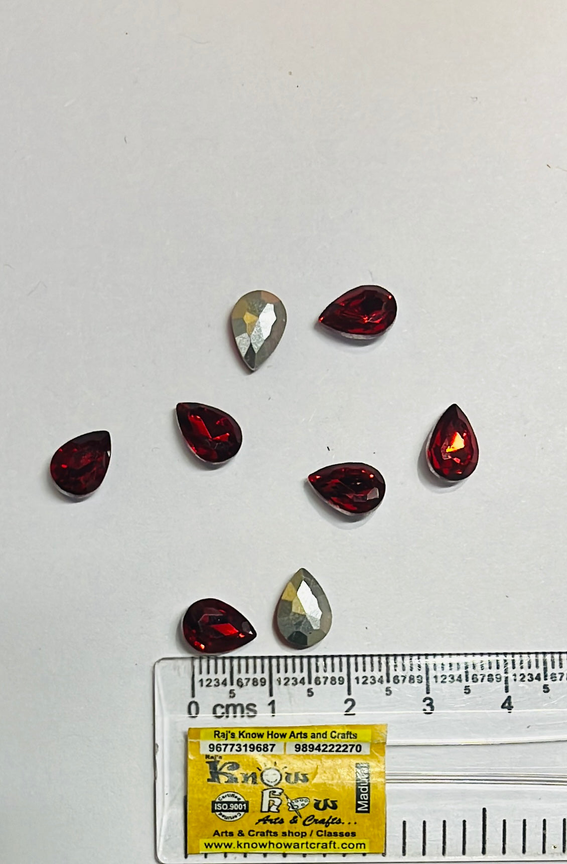 7x10 AD thilakam Tanjore painting American diamond stones-8stone 1pack /3vibrant colours