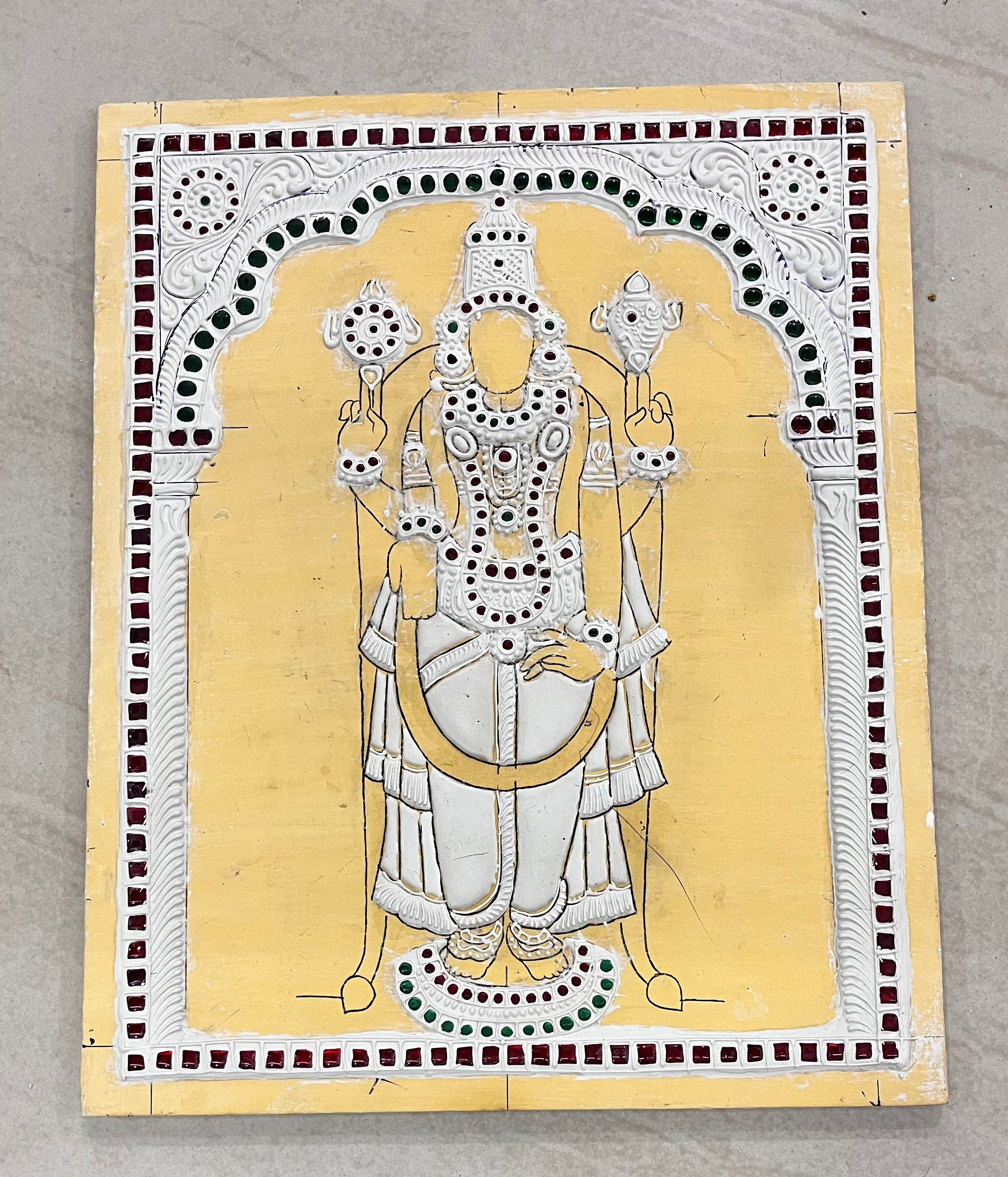 Perumal Tanjore Muck Board 12x15 -1Board(15 days delivery time)