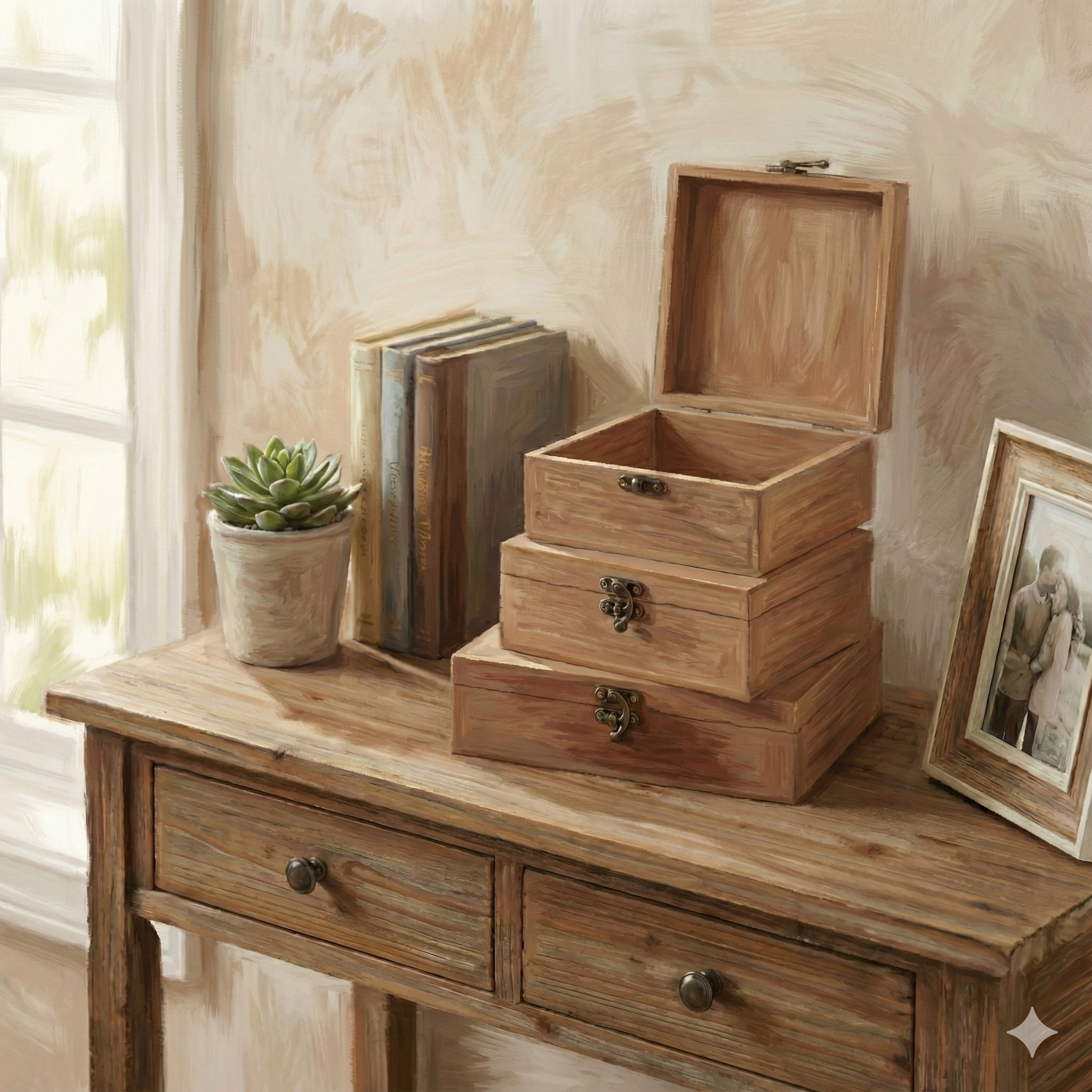 Plain Mdf box for jewelry keeping -5inch-6inch -8inch