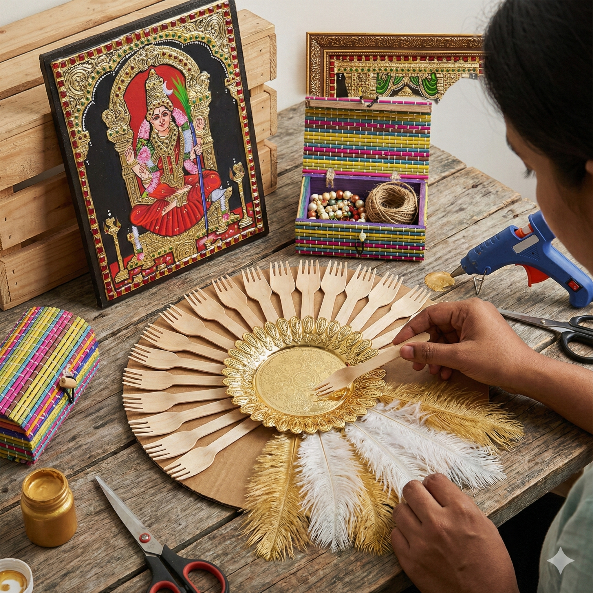 Wooden Fork -50 piece