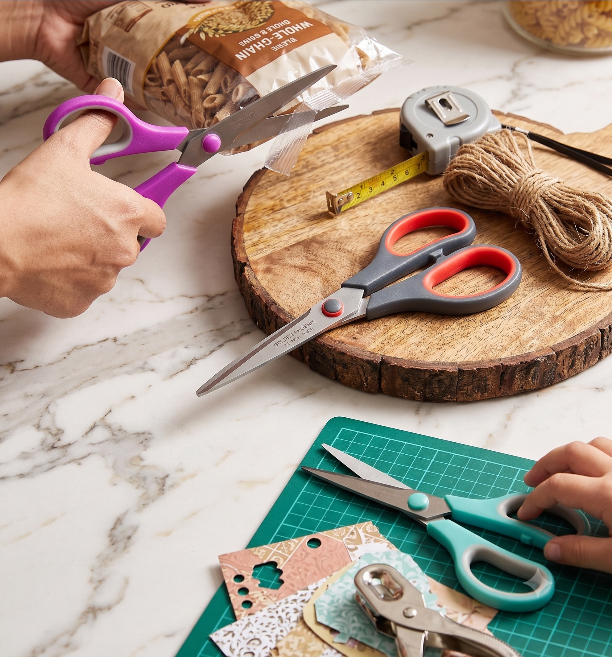 8.5 inch scissors (S8. 5) 3 pcs set – KnowHowArtCraft