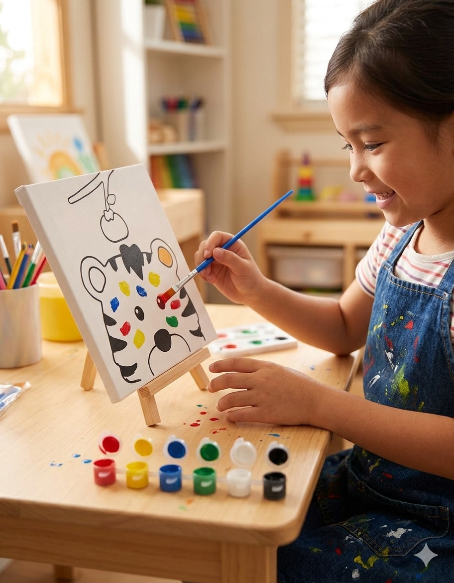 Mini Display Easel with canvas – KnowHowArtCraft