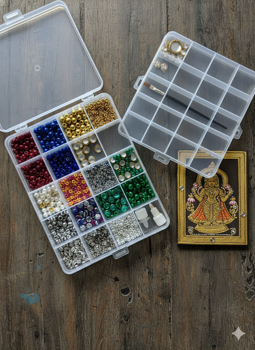 Plastic 24 pieces divider box 13x19 cm-BOD20