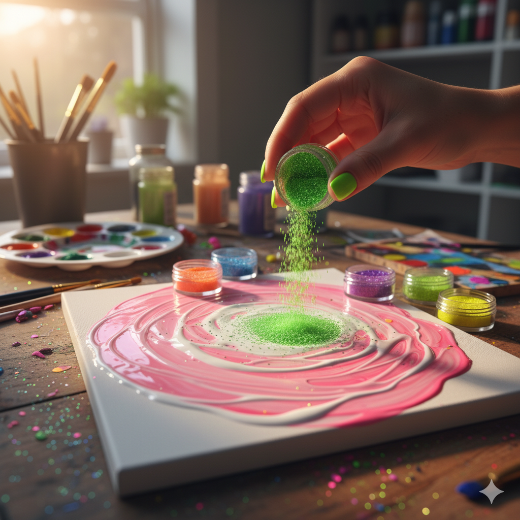 Neon powders for resin  12 in 1 set-npow