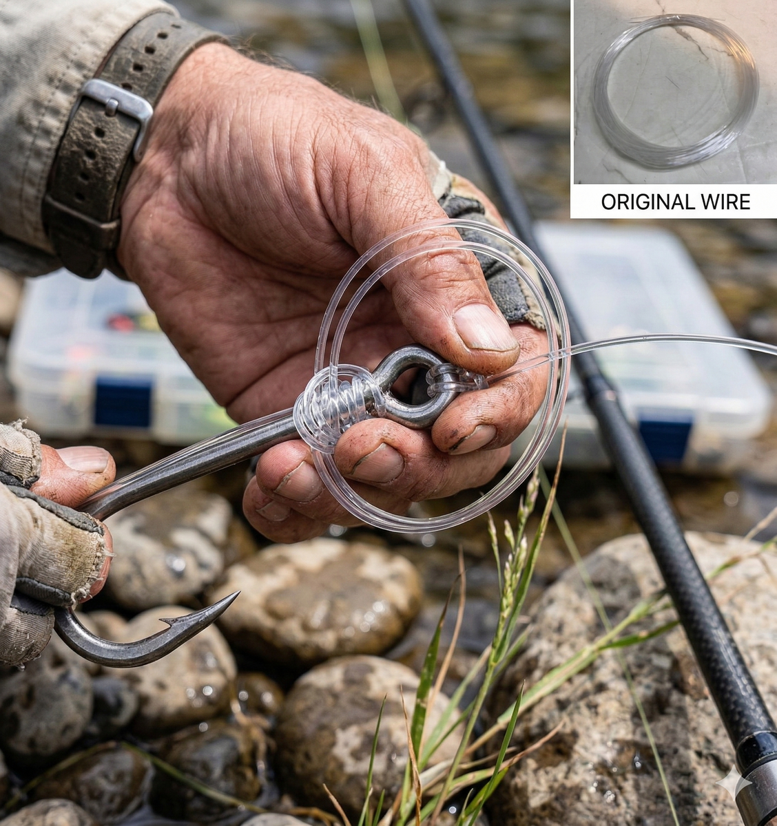 Fish thick Wire 1meter- 1 piece – KnowHowArtCraft
