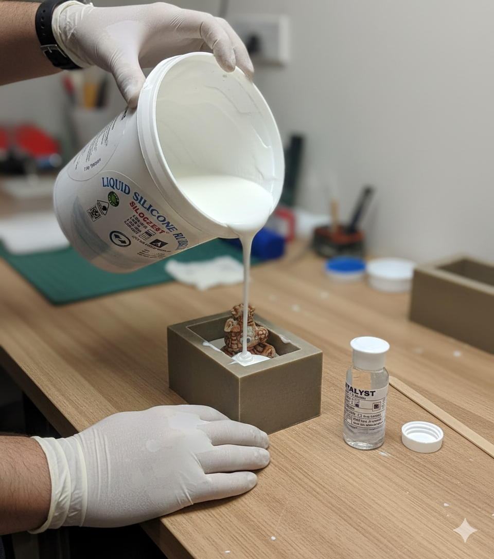 LIQUID SILICONE RUBBER 1KG-SILOCZEST-SILO